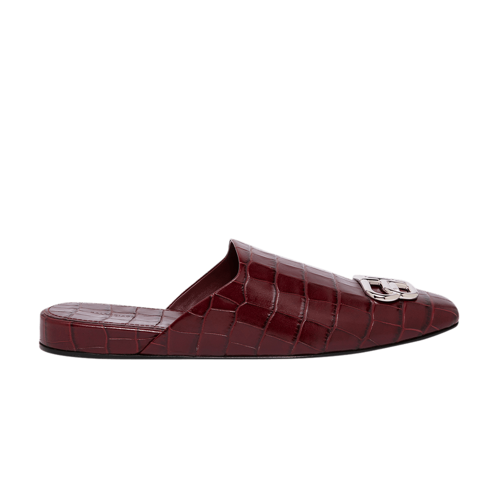 Balenciaga Wmns Cosy Mule 'Croco Dark Red'