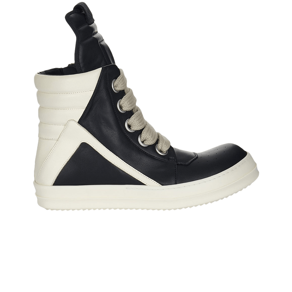Buy Rick Owens Hollywood Geobasket High 'Black Milk' - RU01E5894
