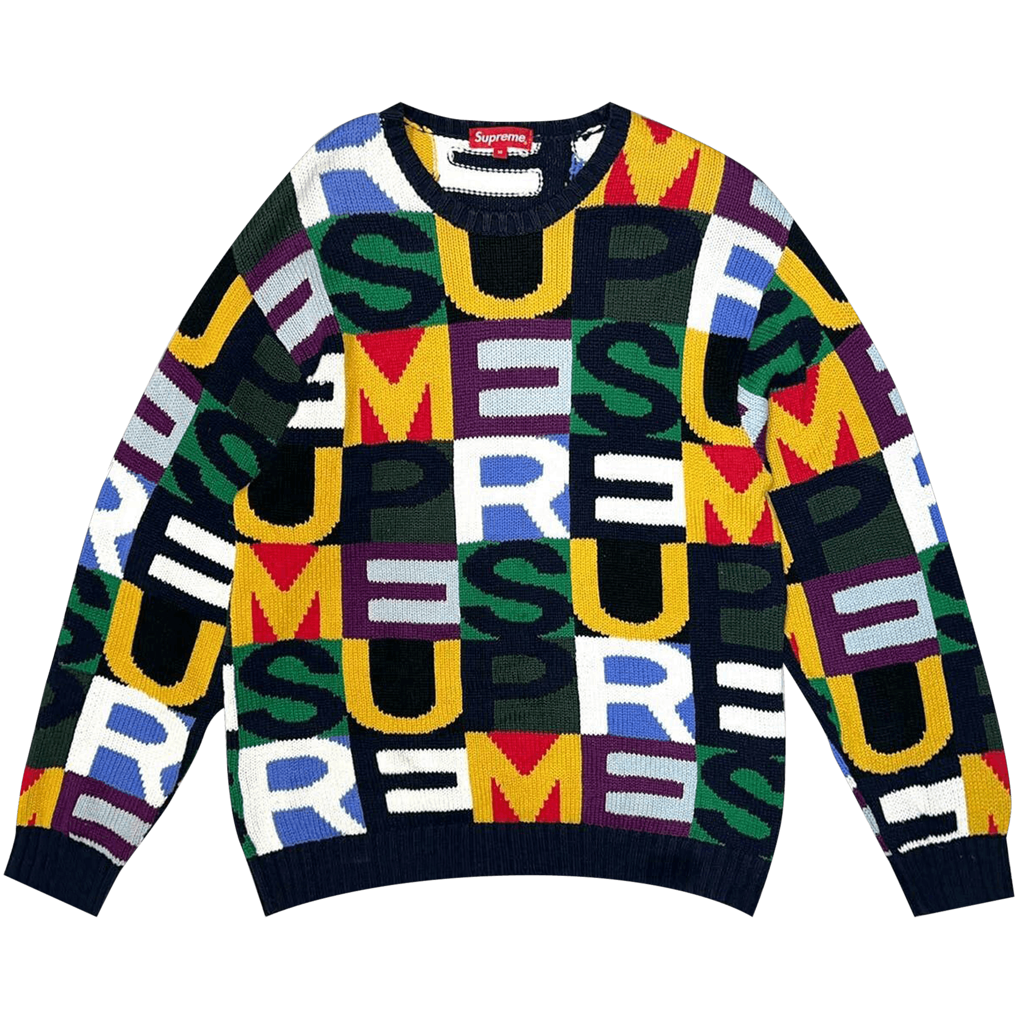Supreme Big Letters Sweater 'Multi'