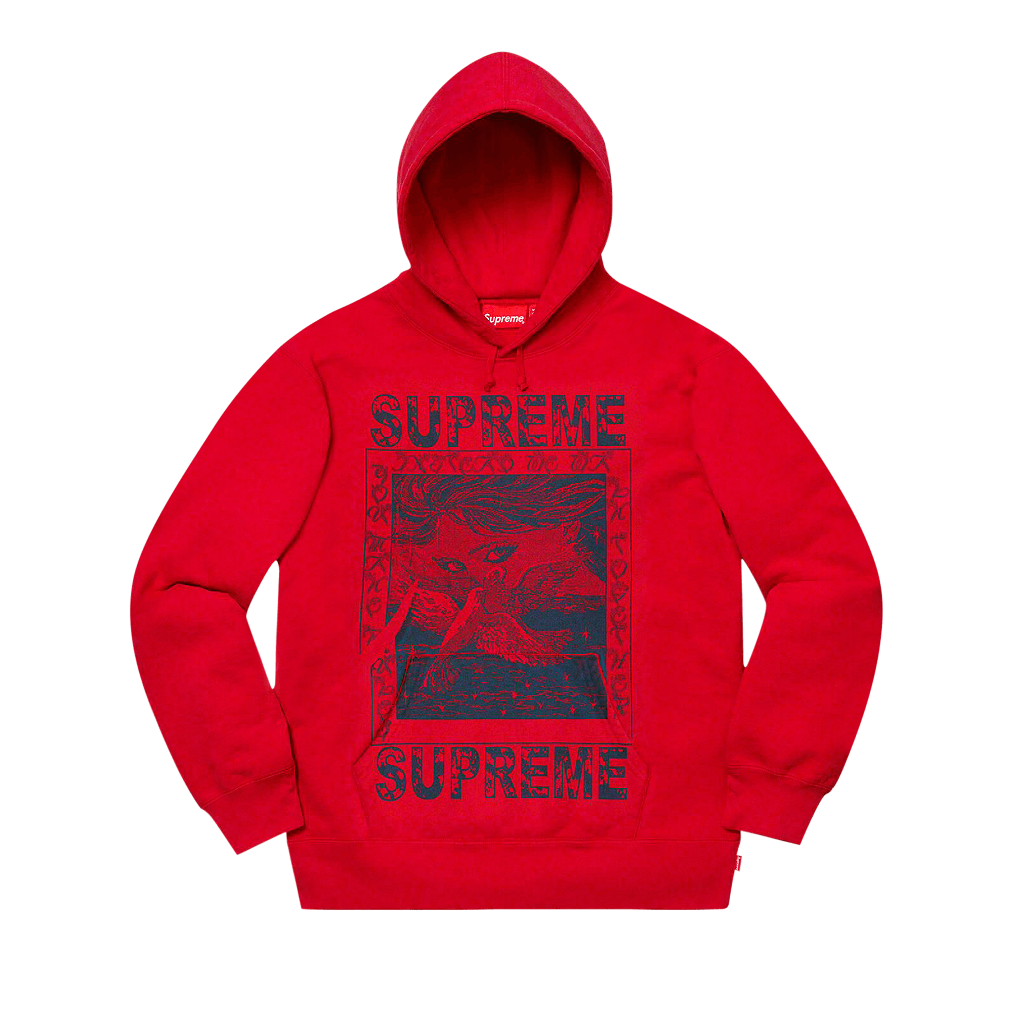 Supreme Red Doves Lady Sweatshirt 'Red'