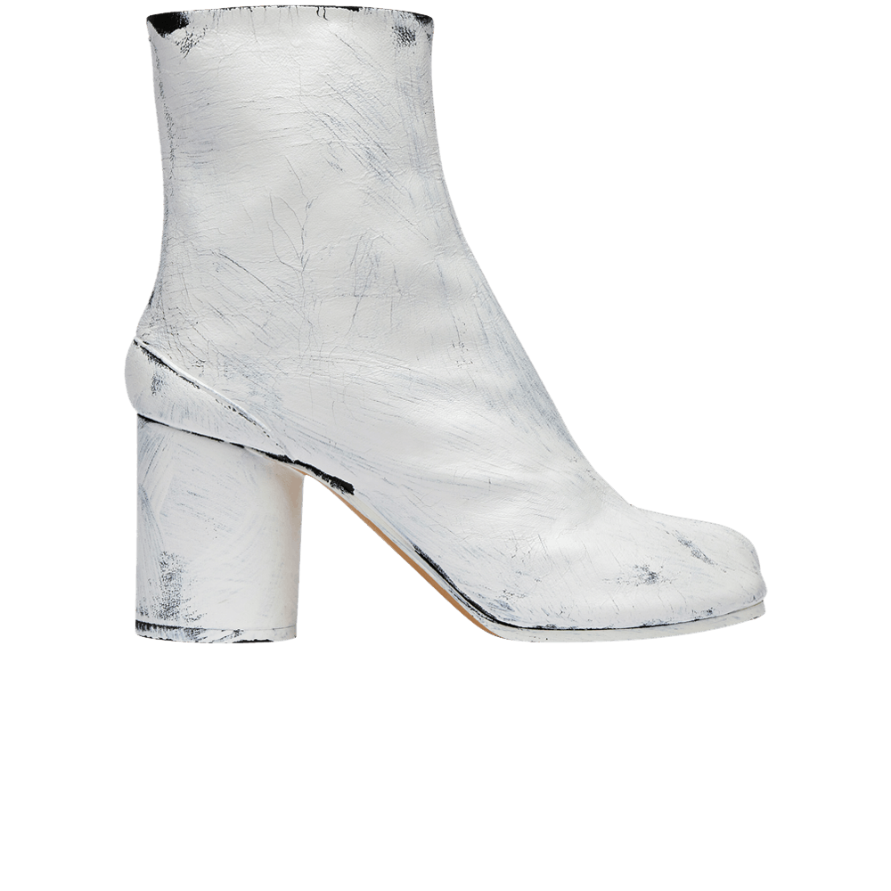 Maison Margiela Wmns Tabi Block Heel Ankle Boot 'Painted - Bianchetto'