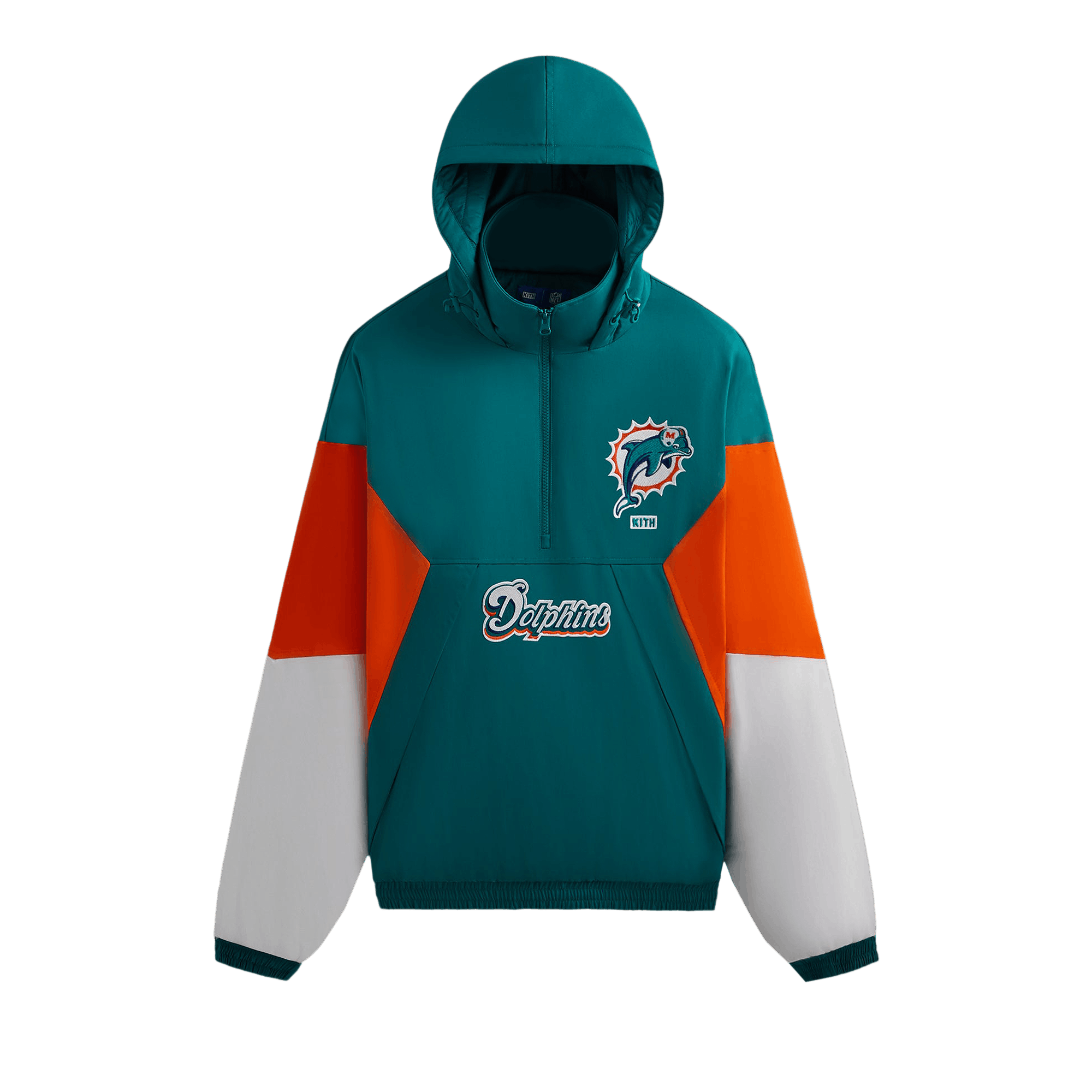 Kith & '47 for the NFL: Dolphins Quarter Zip Anorak With Hood 'Center'