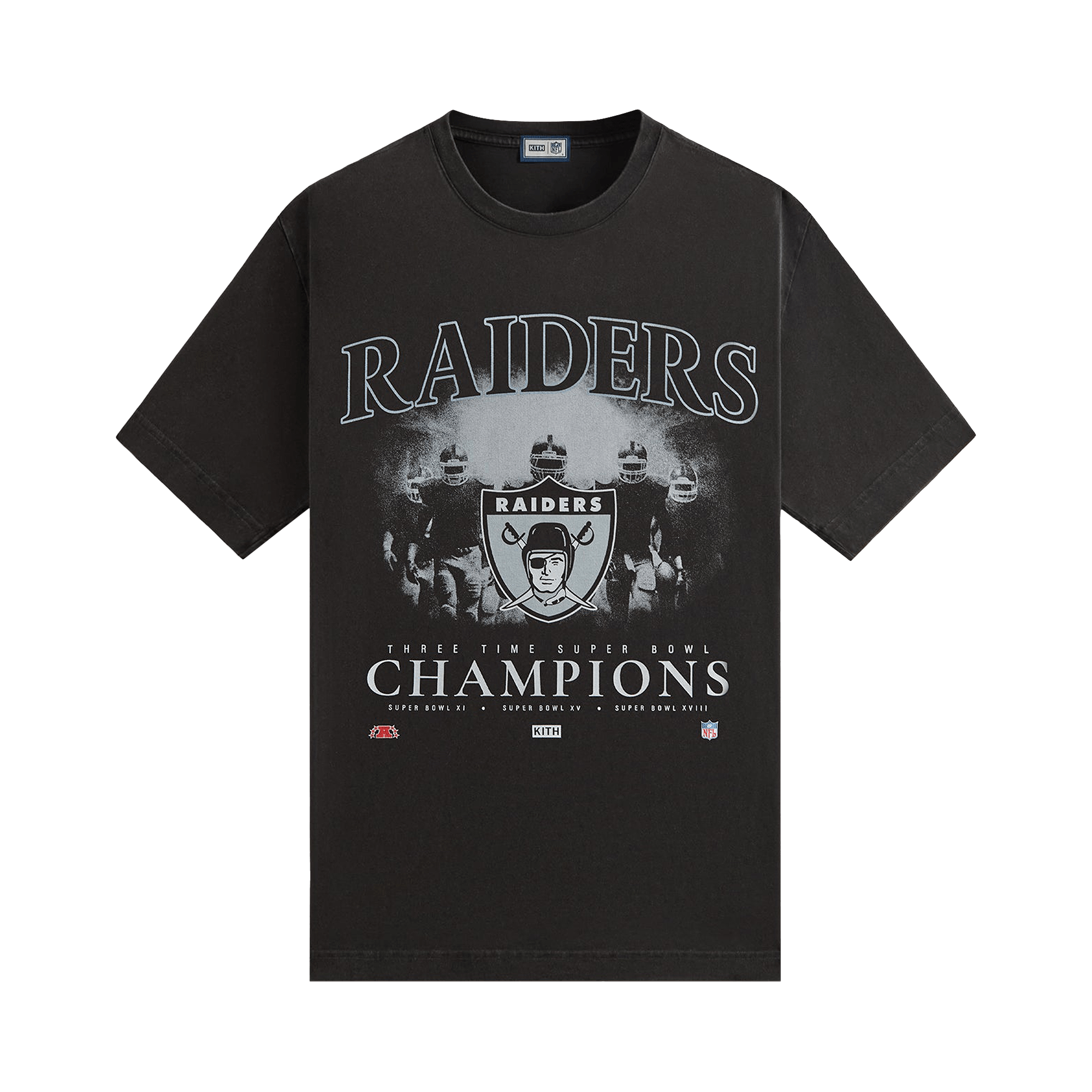 Kith & '47 for the NFL: Raiders Vintage Tee 'Black'