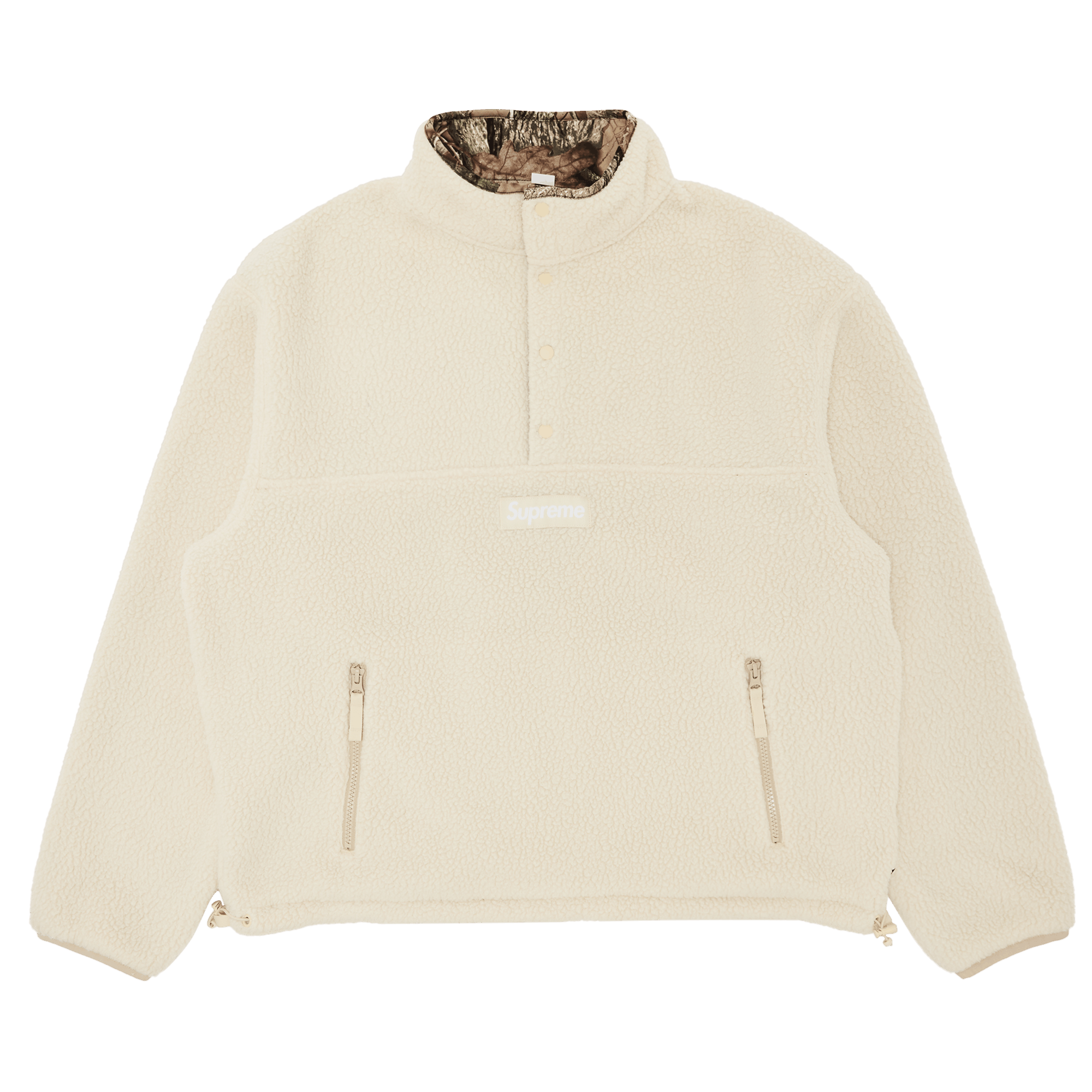 Supreme Polartec Shearling Reversible Pullover 'TrueTimber HTC Fall Camo'
