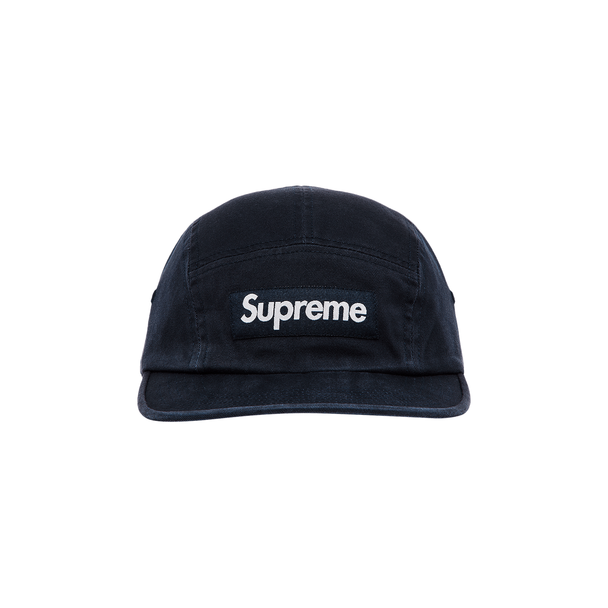 Supreme Washed Chino Twill Camp Cap 'Navy'