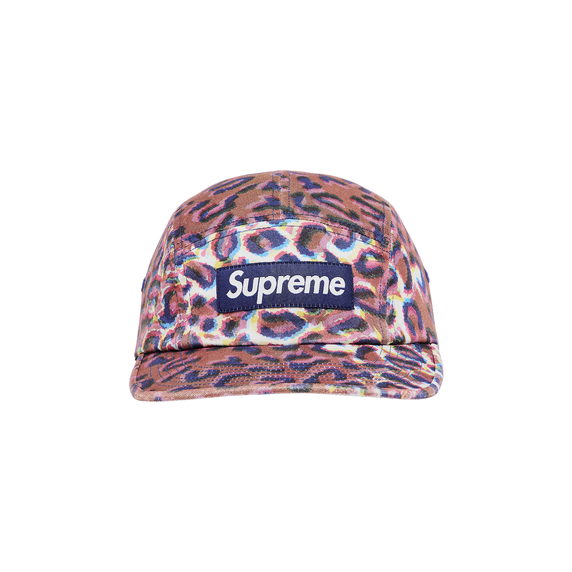 Supreme Washed Chino Twill Camp Cap 'Leopard'