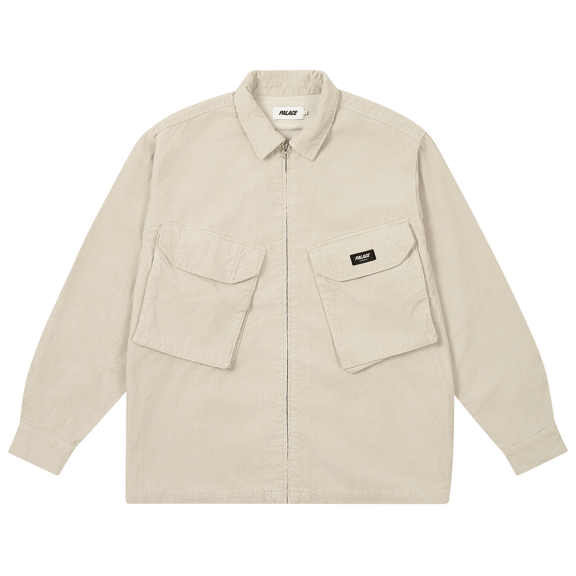 Palace Cord PDU Overshirt 'Concrete Grey'