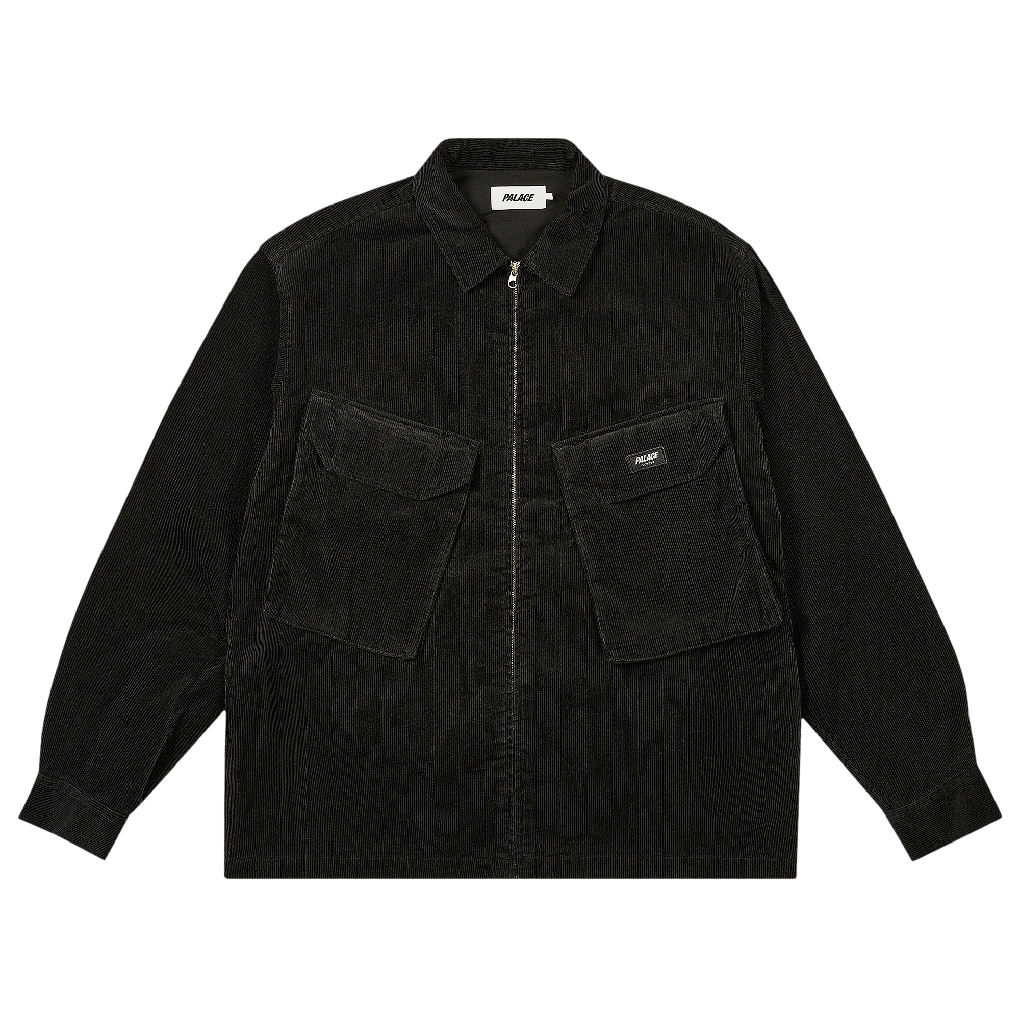 Palace Cord PDU Overshirt 'Black'