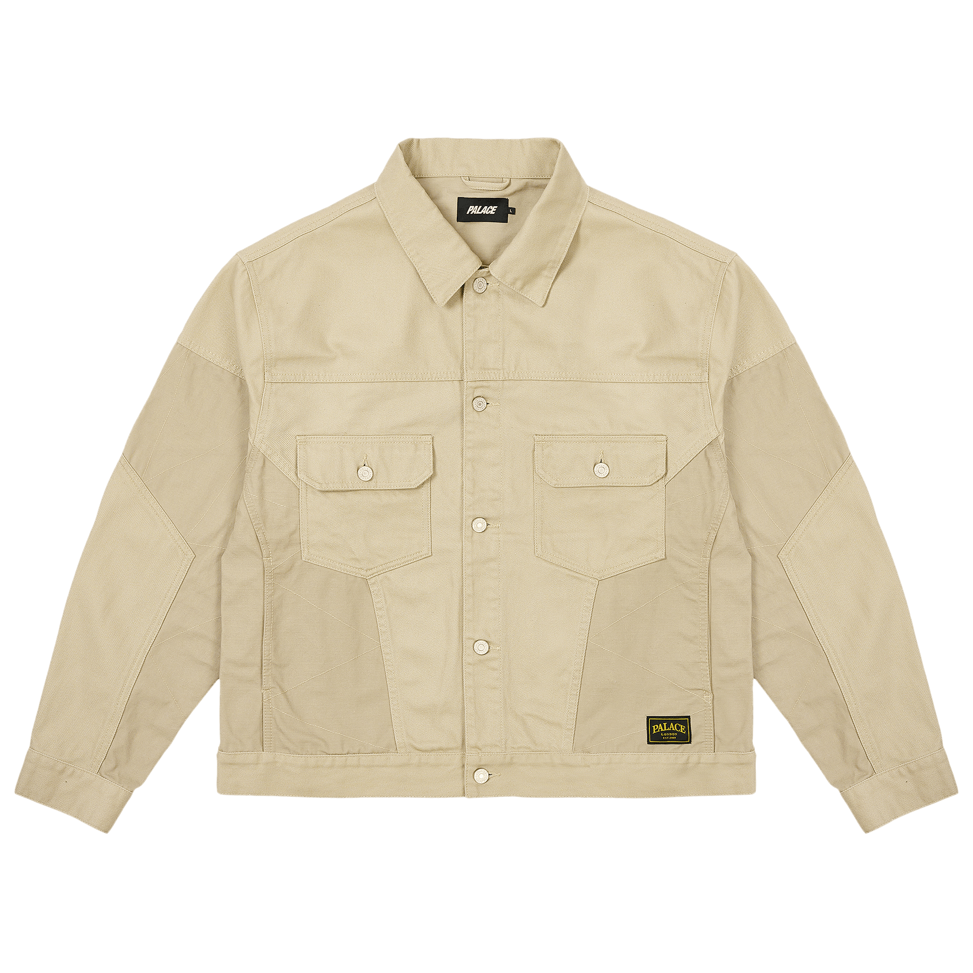 Palace Panel Denim Jacket 'Stoney Grey'