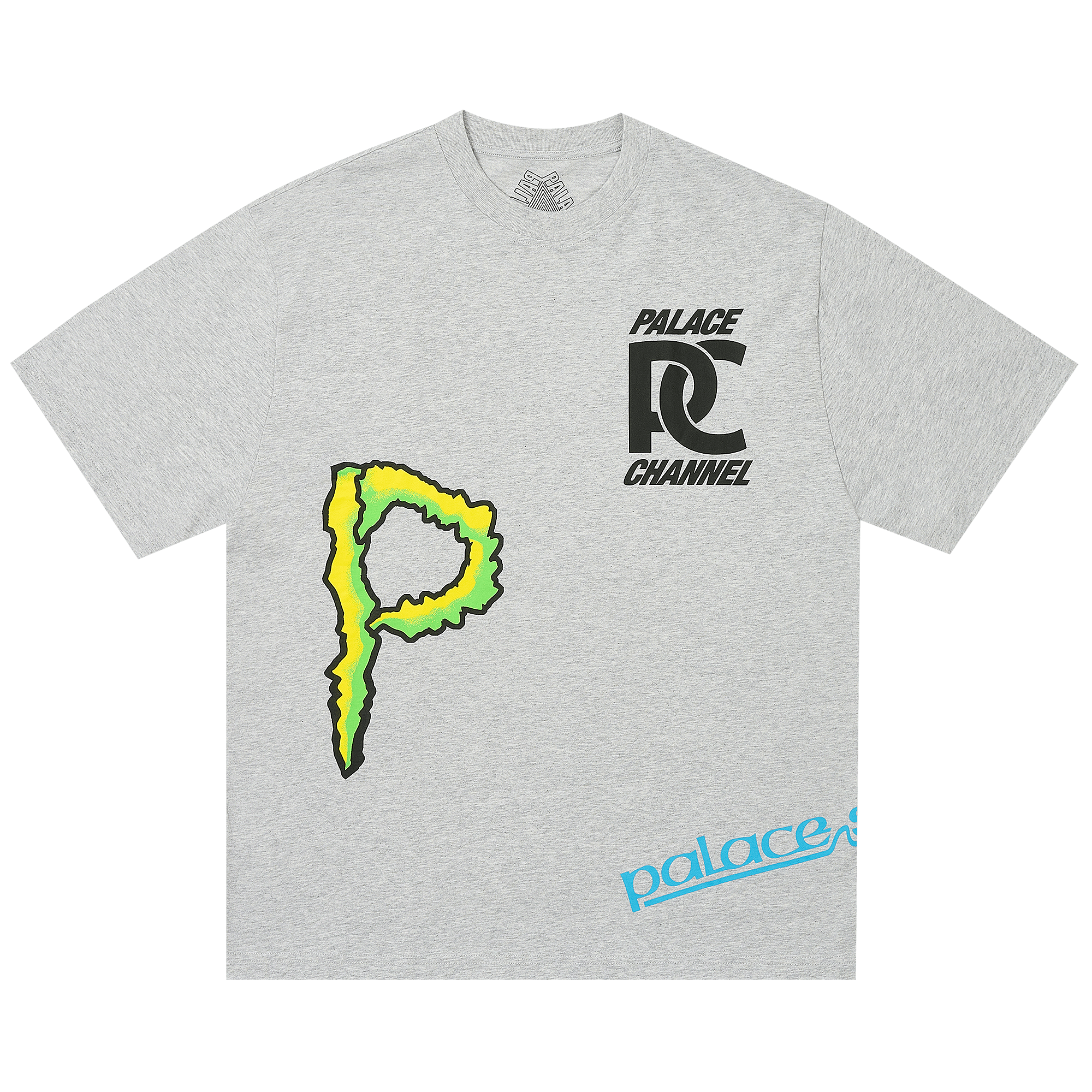 Palace Sponsor T-Shirt 'Grey Marl'
