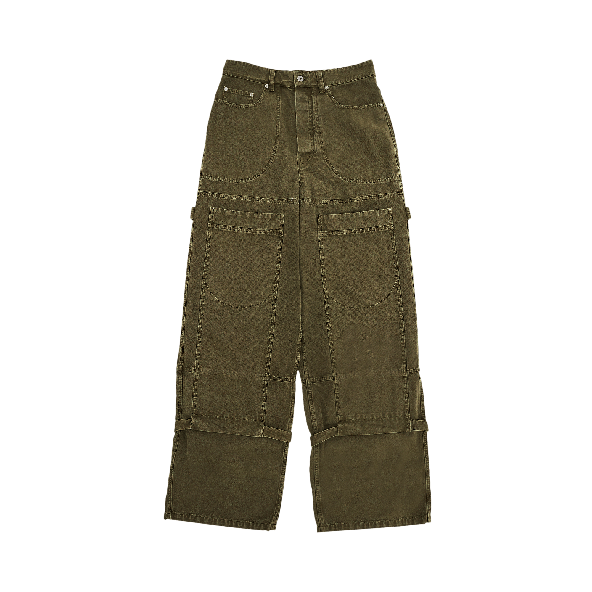 Off-White Relax Carpenter Pants 'Four Leaf'