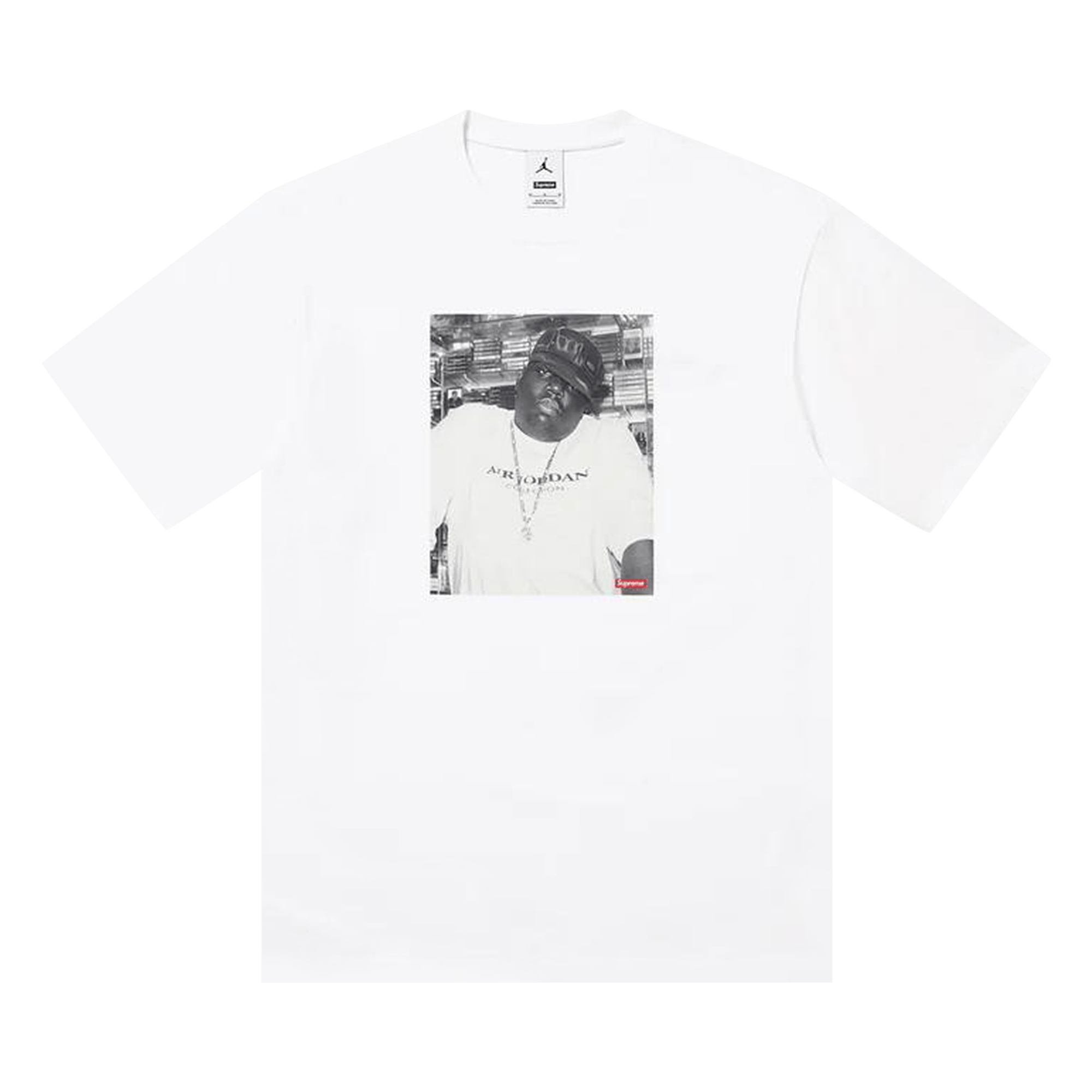 Supreme x Jordan Biggie Short-Sleeve Top 'White'