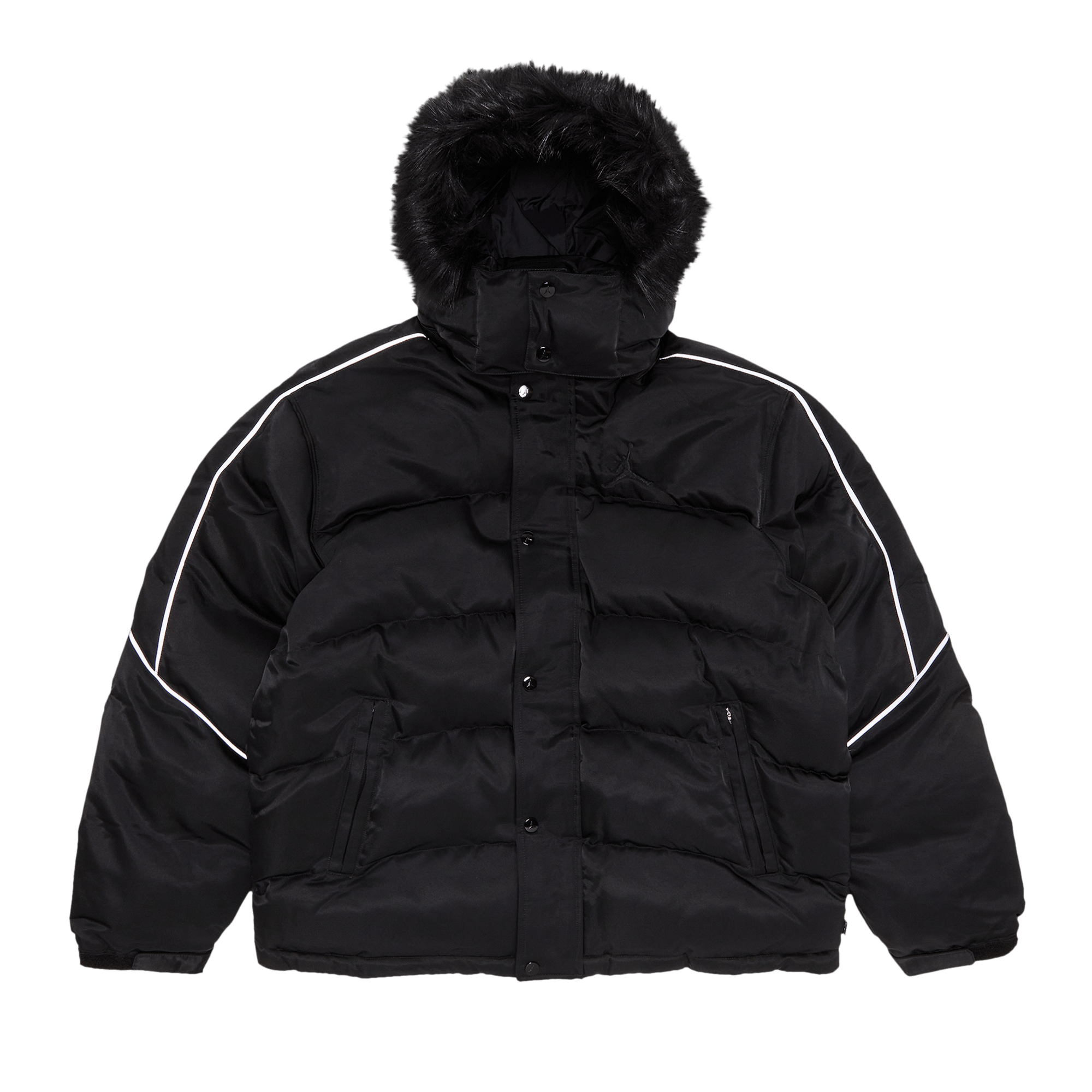 Supreme x Jordan Puffer Jacket 'Black'
