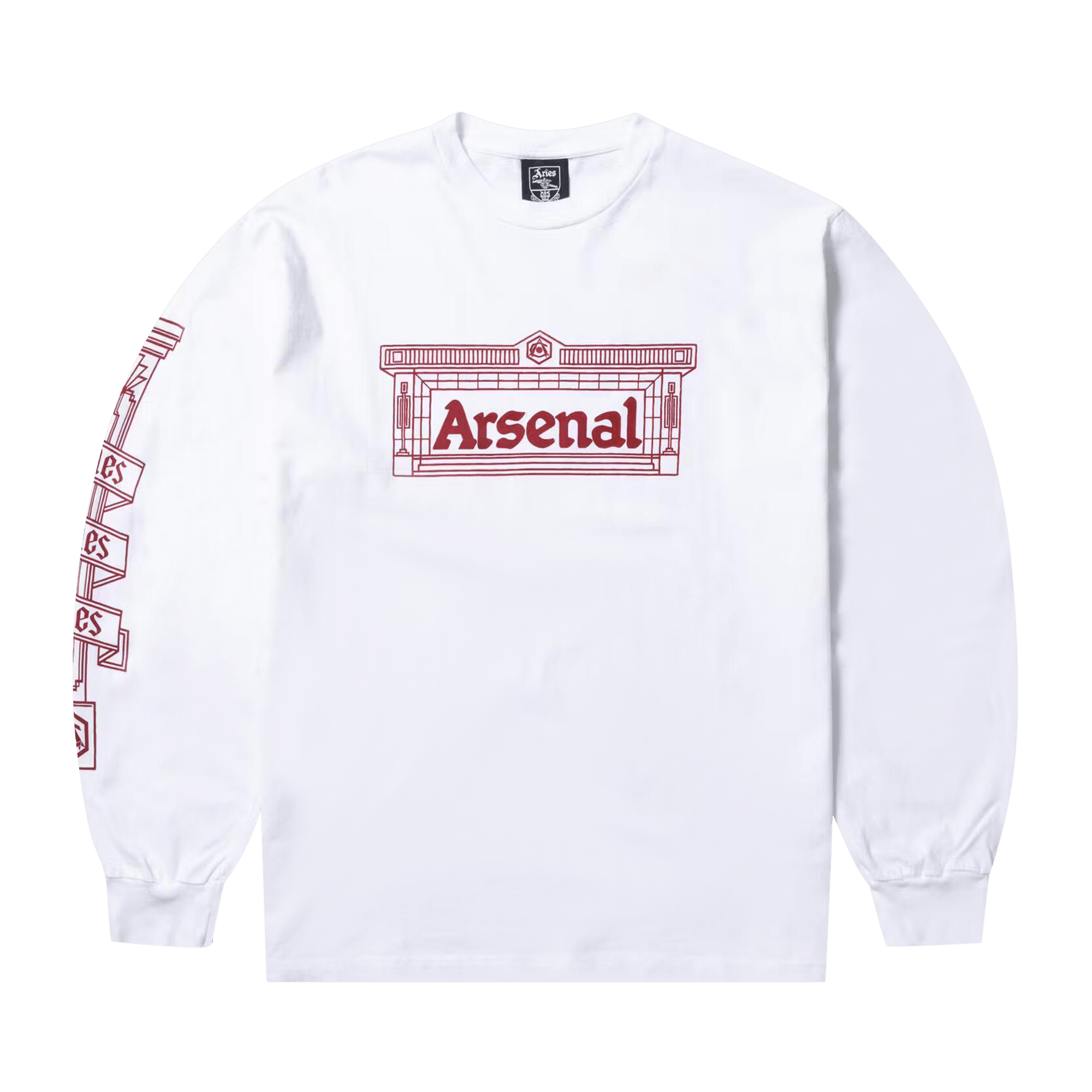 Buy Aries x Arsenal 1886 Crew Sweat 'Navy' - U06698 NAVY | GOAT