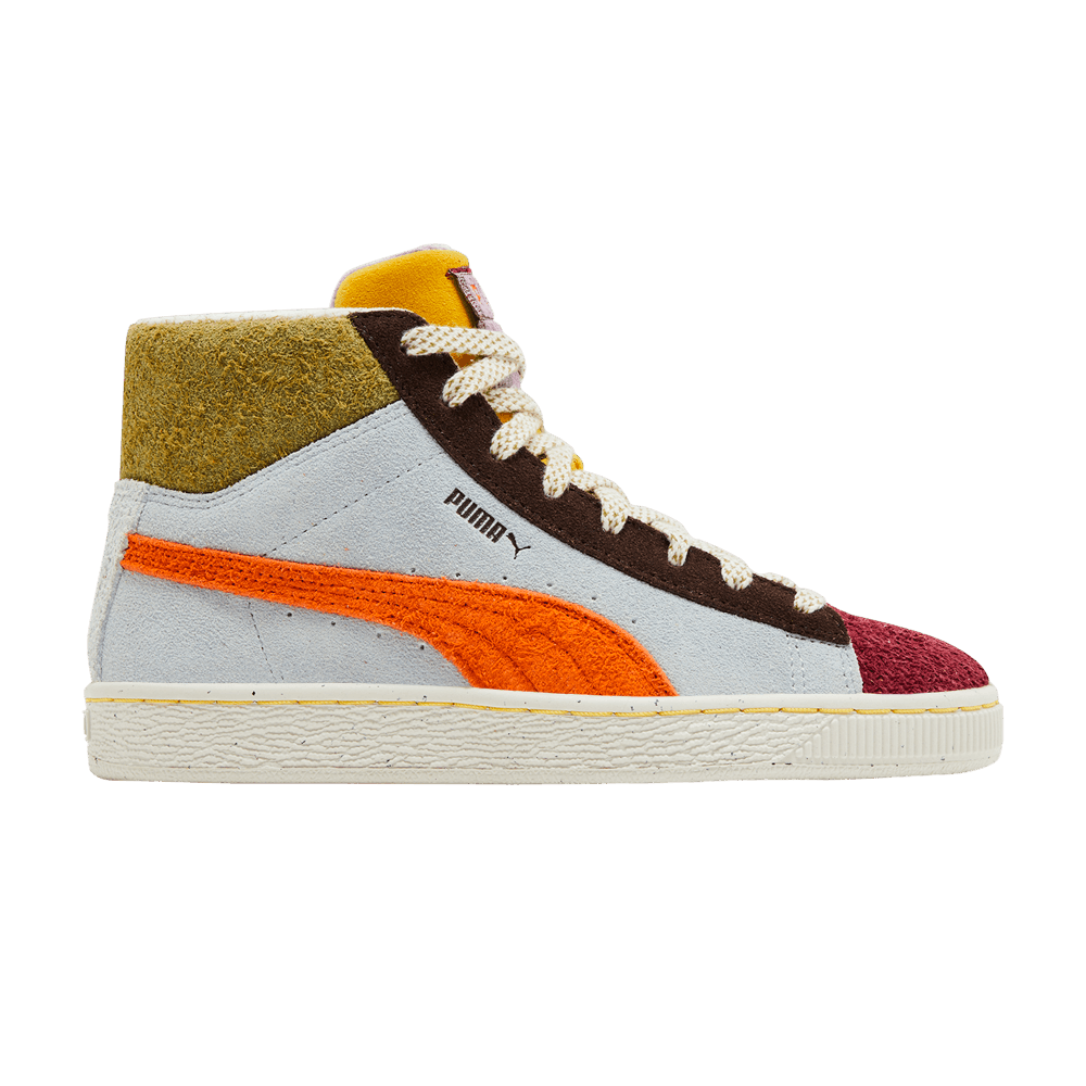 Puma lemlem x Wmns Suede Mid 'Icy Blue Cayenne Pepper'
