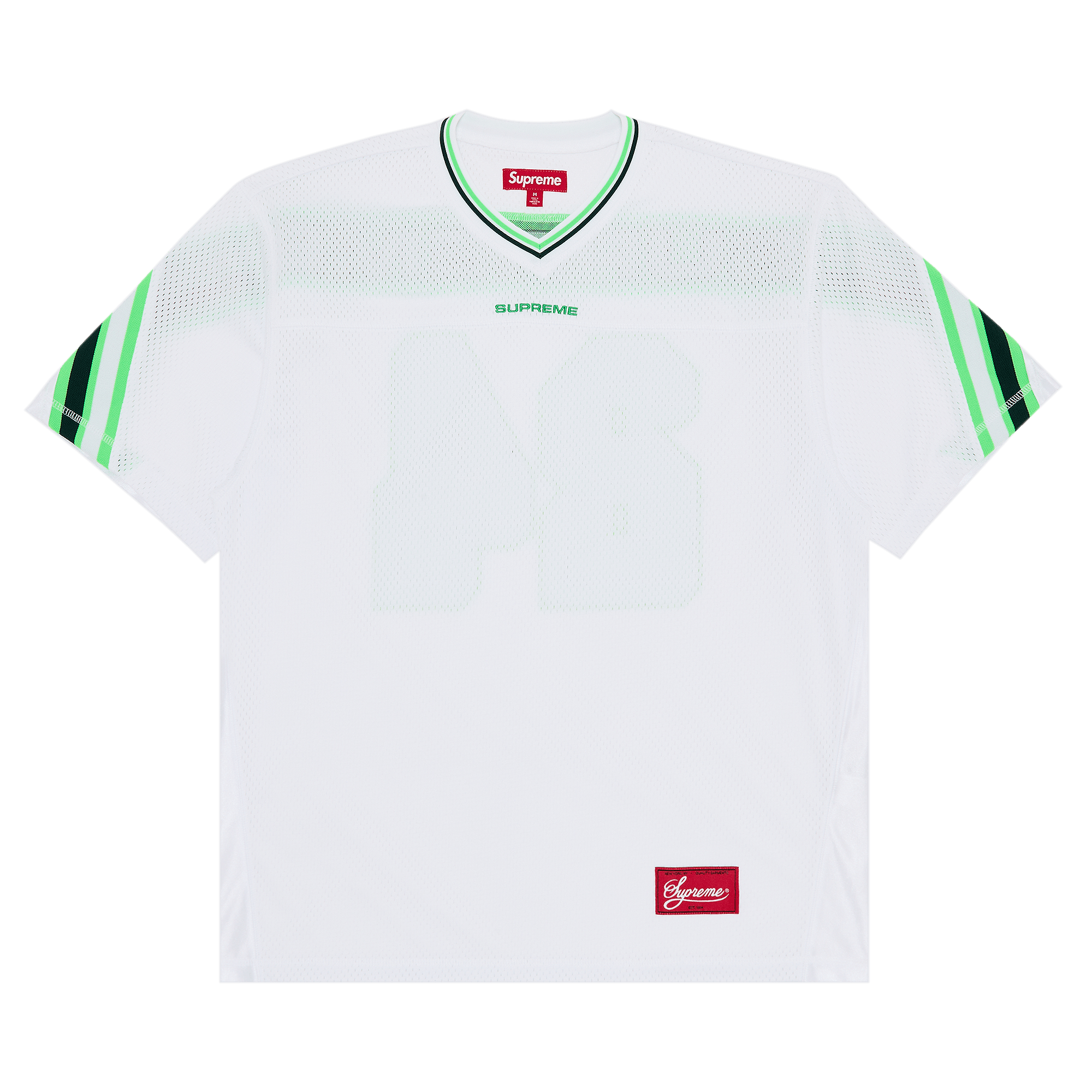 Supreme Jacquard Rib Football Jersey 'White'