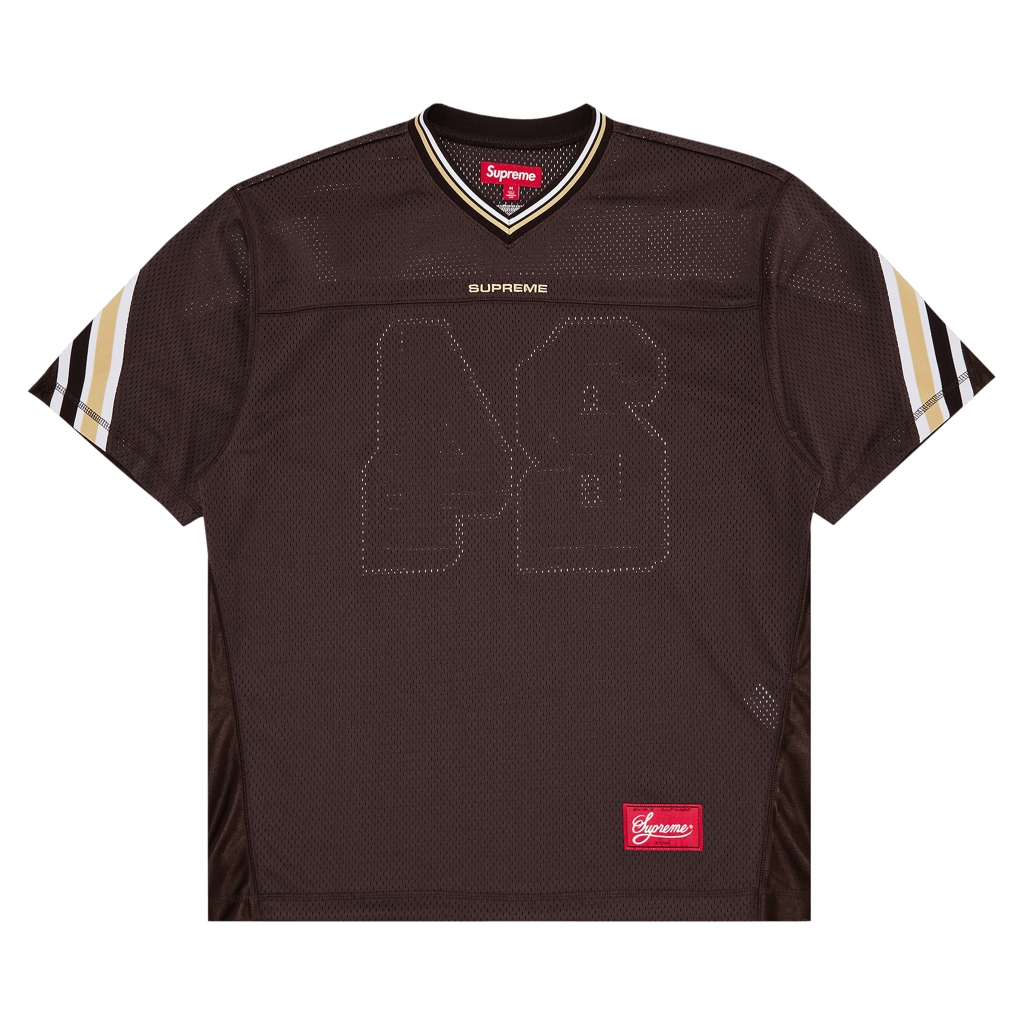 Supreme Jacquard Rib Football Jersey 'Brown'