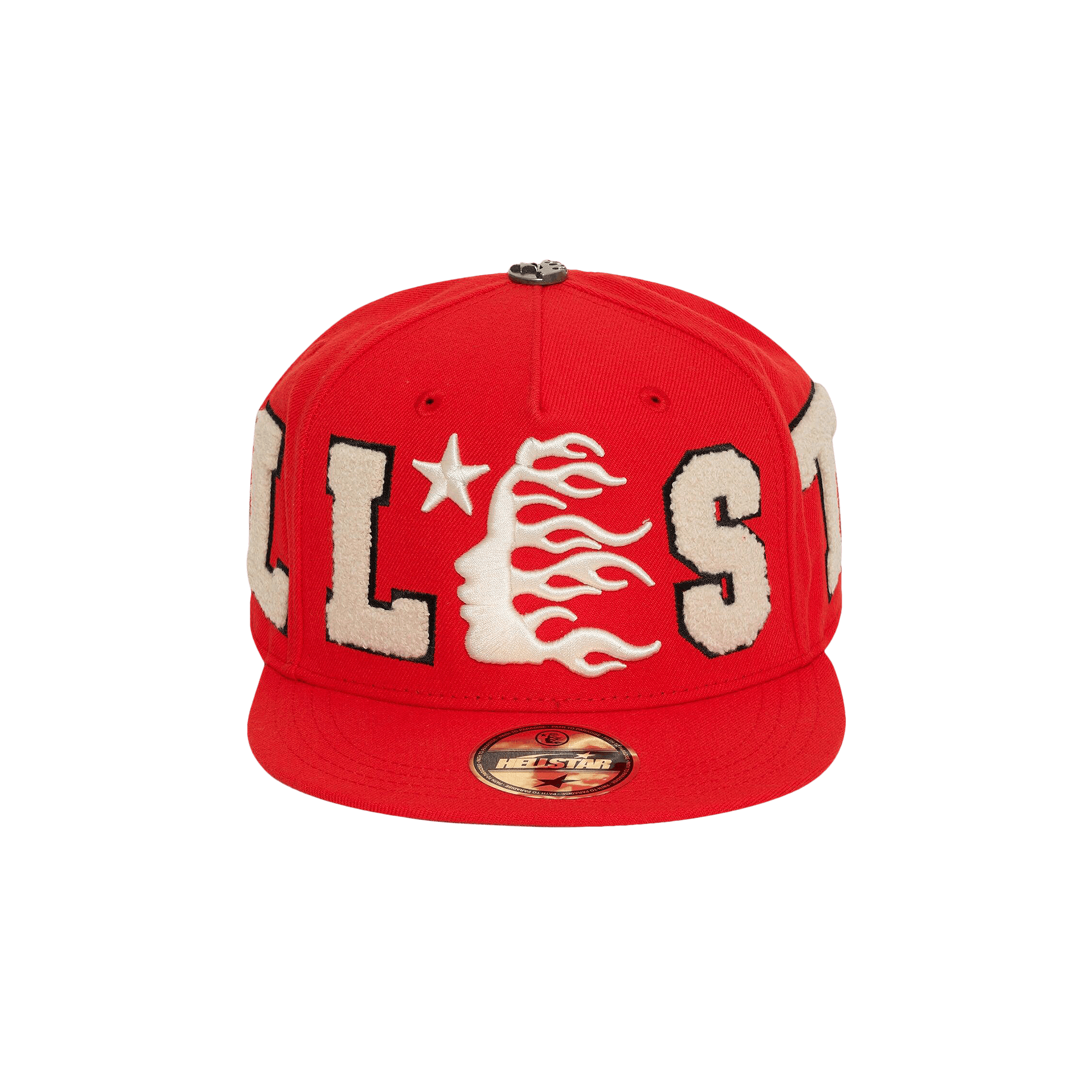 Hellstar OG Patch Fitted Hat 'Red'