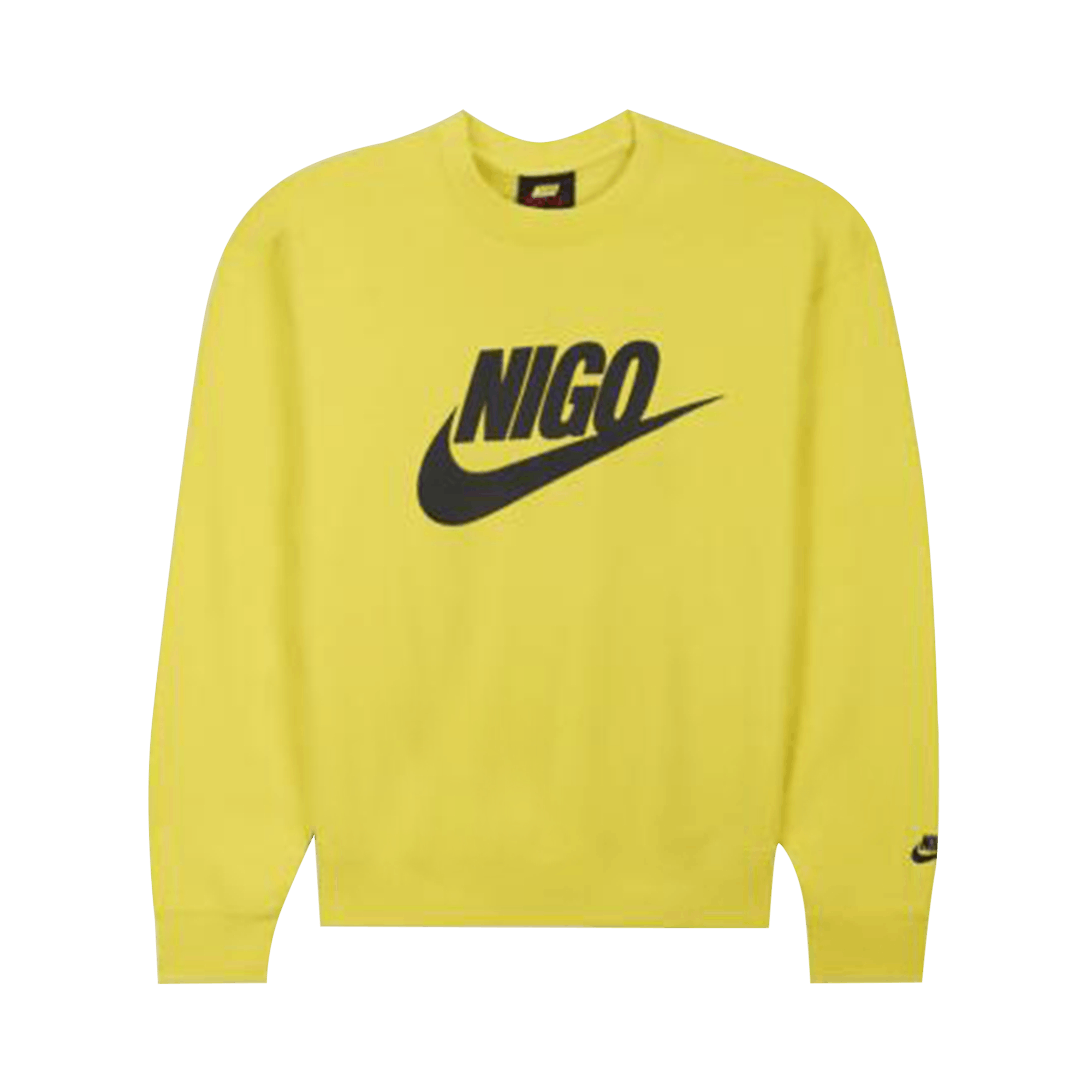 Nike x Nigo NRG Fleece Crew Sweatshirt 'Yellow'