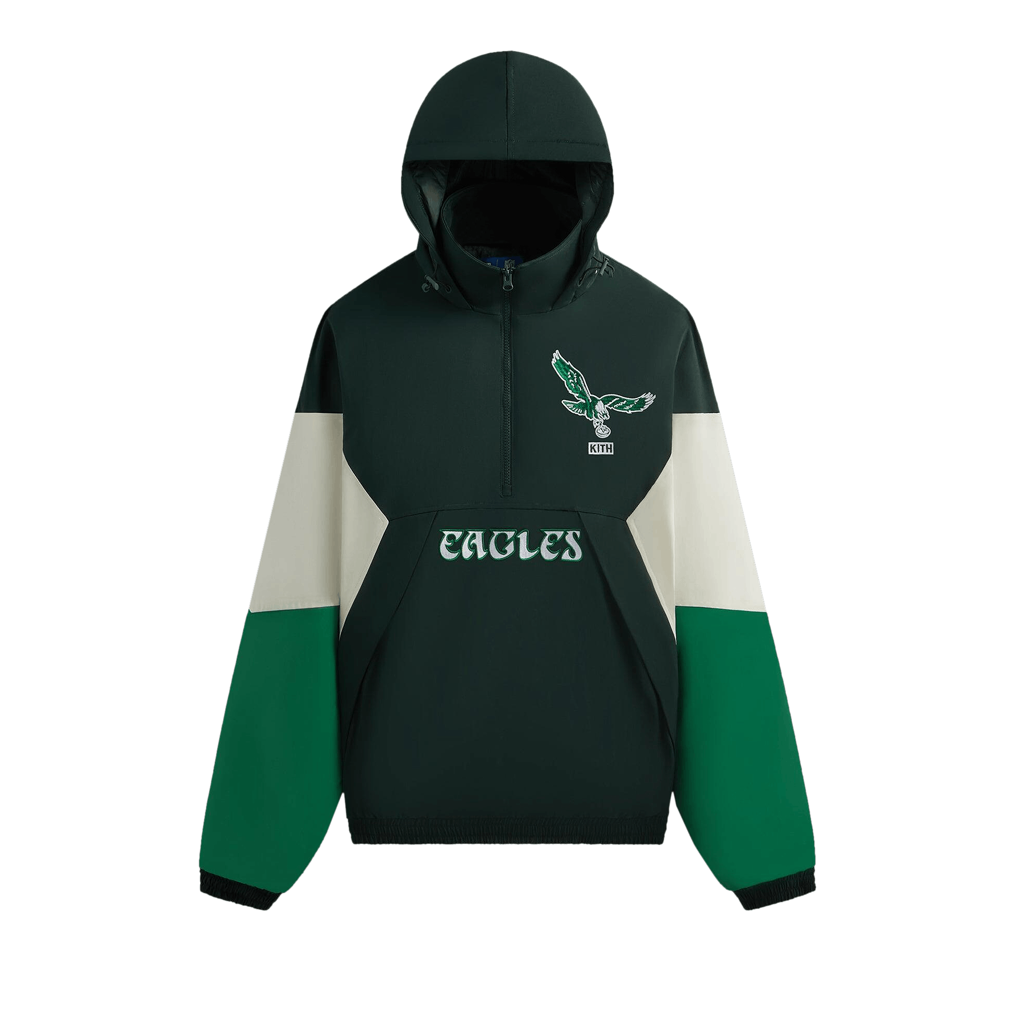 Kith & '47 for the NFL: Eagles Quarter Zip Anorak With Hood 'Stadium'