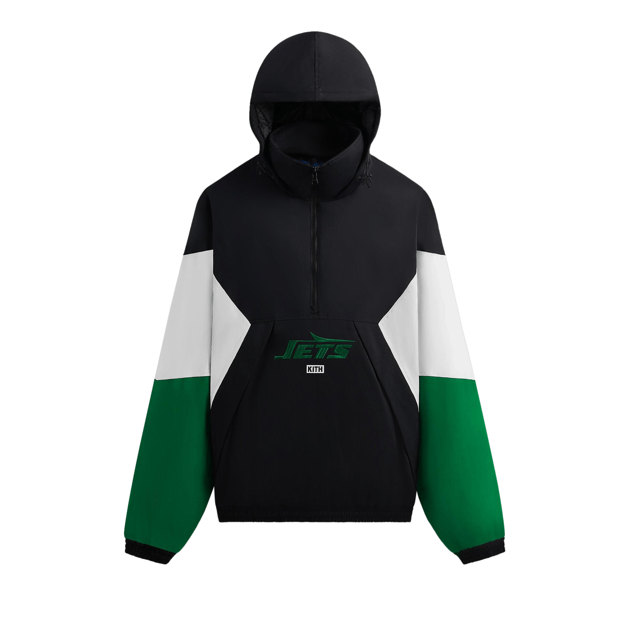 Kith & '47 for the NFL: Jets Quarter Zip Anorak With Hood 'Black'