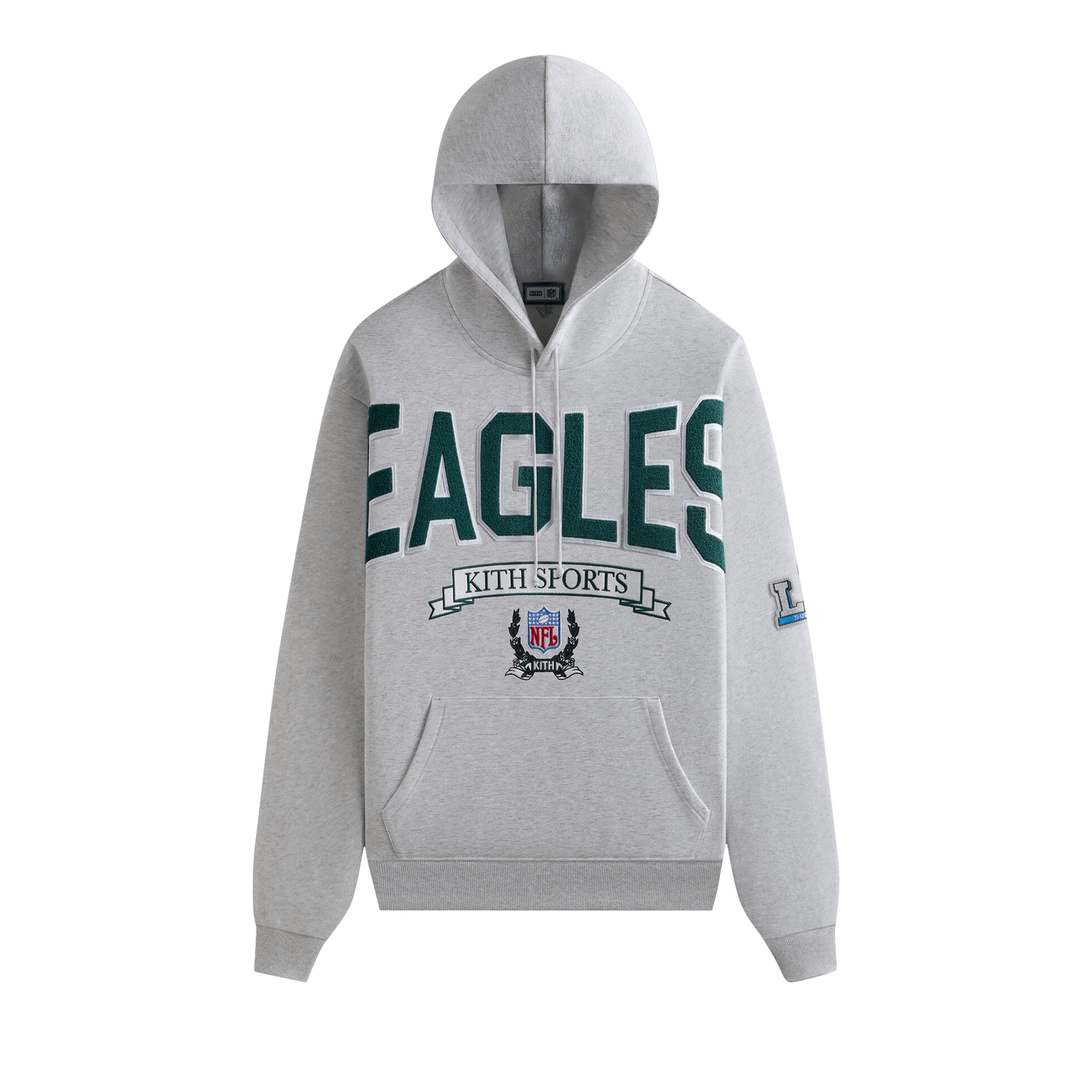 Kith & '47 for the NFL: Eagles Nelson Hoodie 'Light Heather Grey'