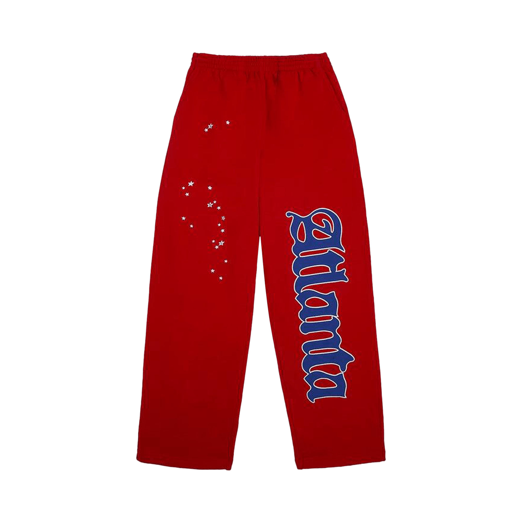 Sp5der Atlanta Open Leg Sweatpant 'Red'
