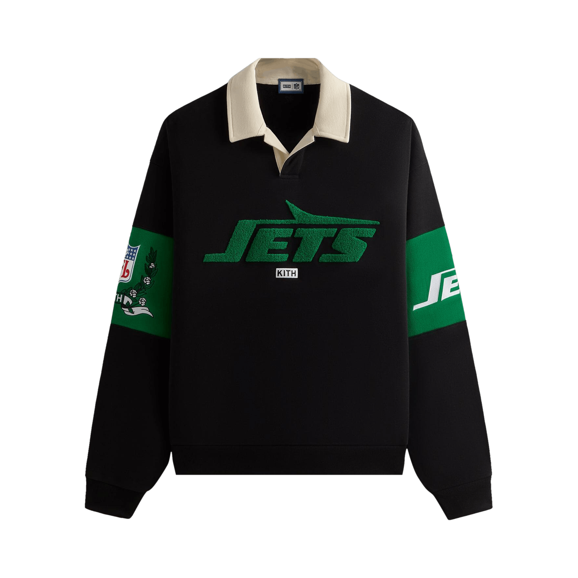 Kith & '47 for the NFL: Jets Nelson Collared Pullover 'Black'