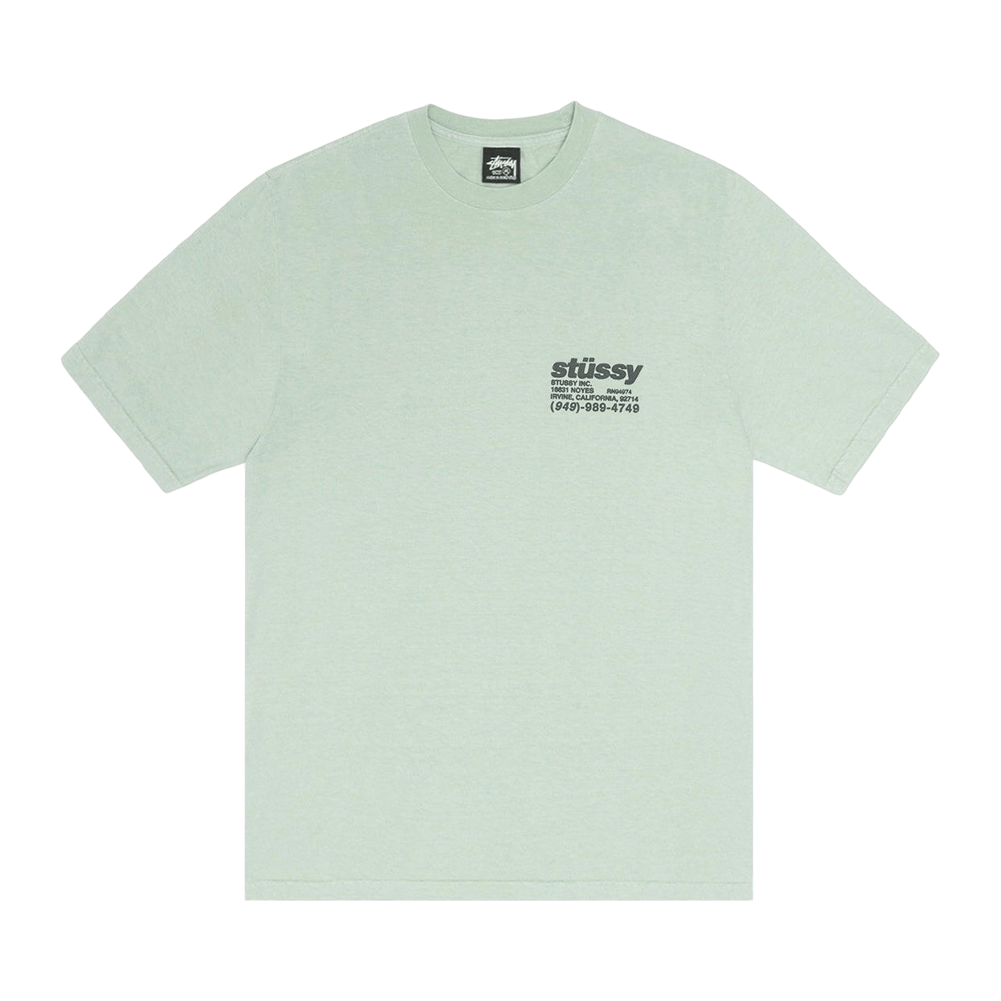 Stussy Pigment Dyed DNA Tee 'Granite'