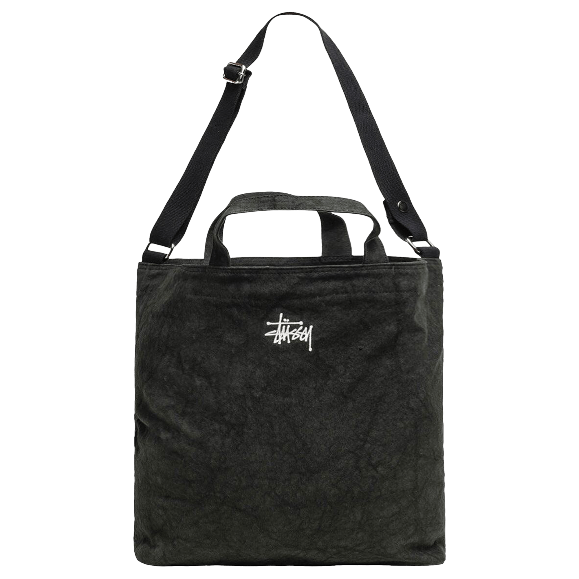 Stussy Needle Punch Crossbody Bag 'Washed Black'