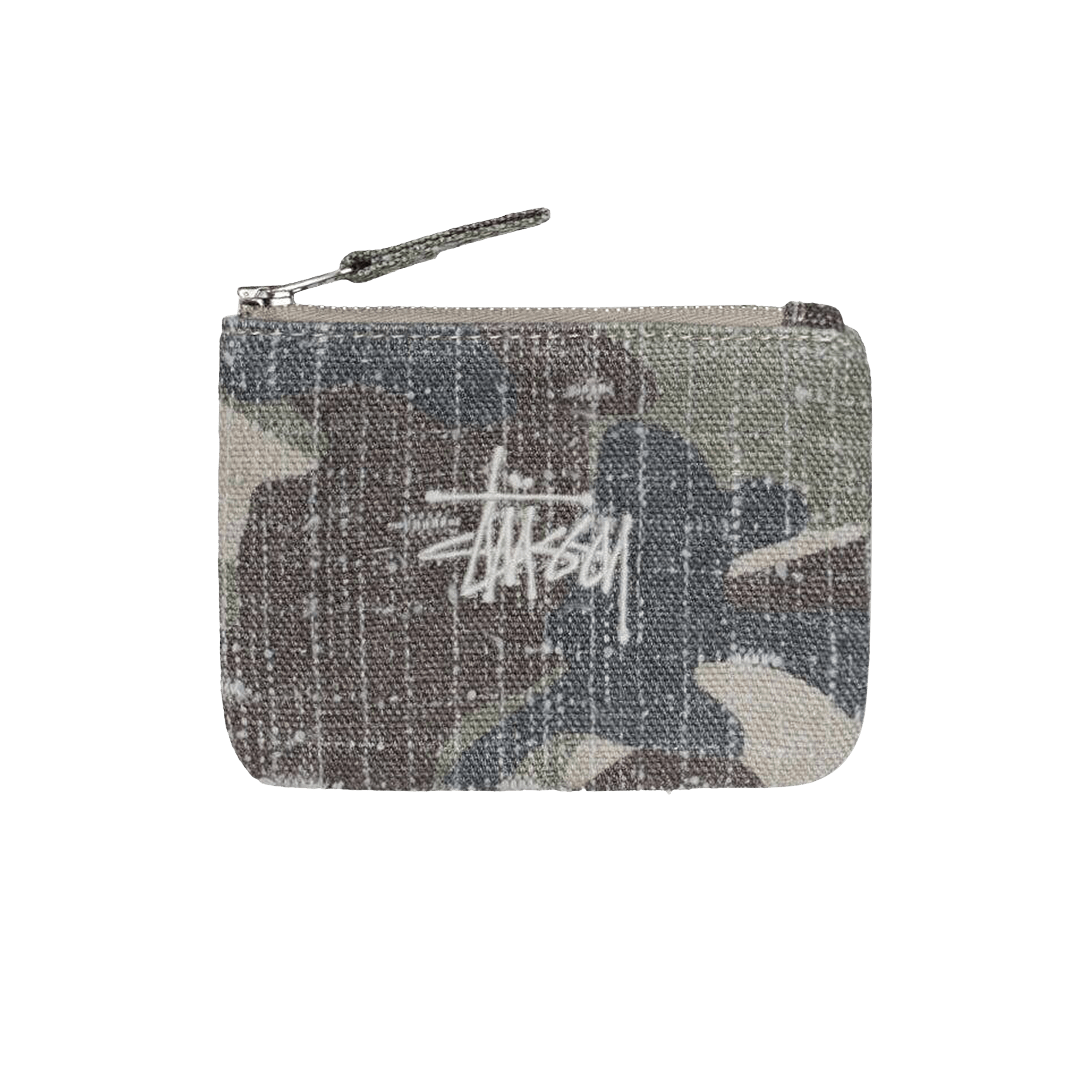 Stussy Needle Punch Coin Pouch 'Camo'