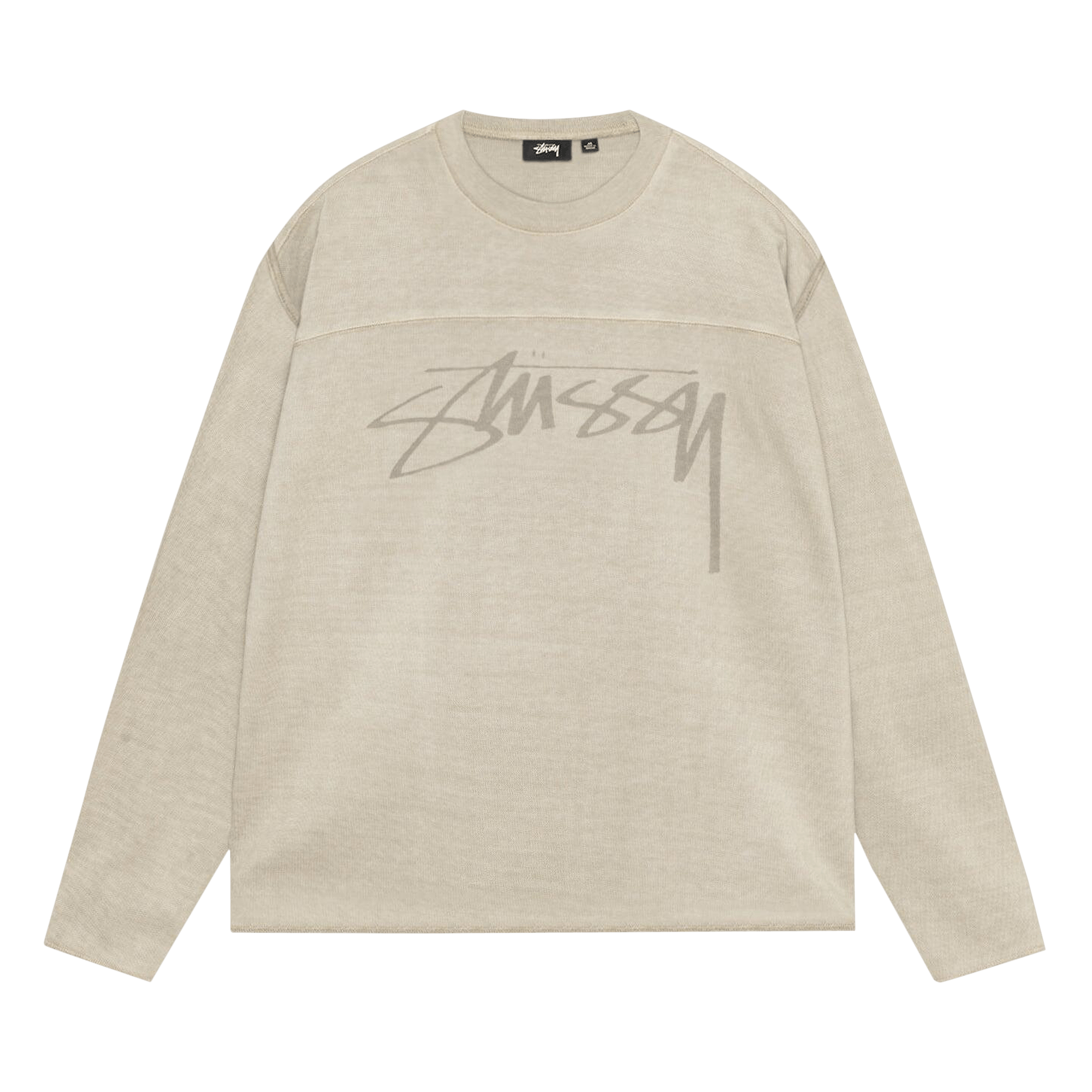 Stussy Pigment Dyed Football Crew 'Sand'