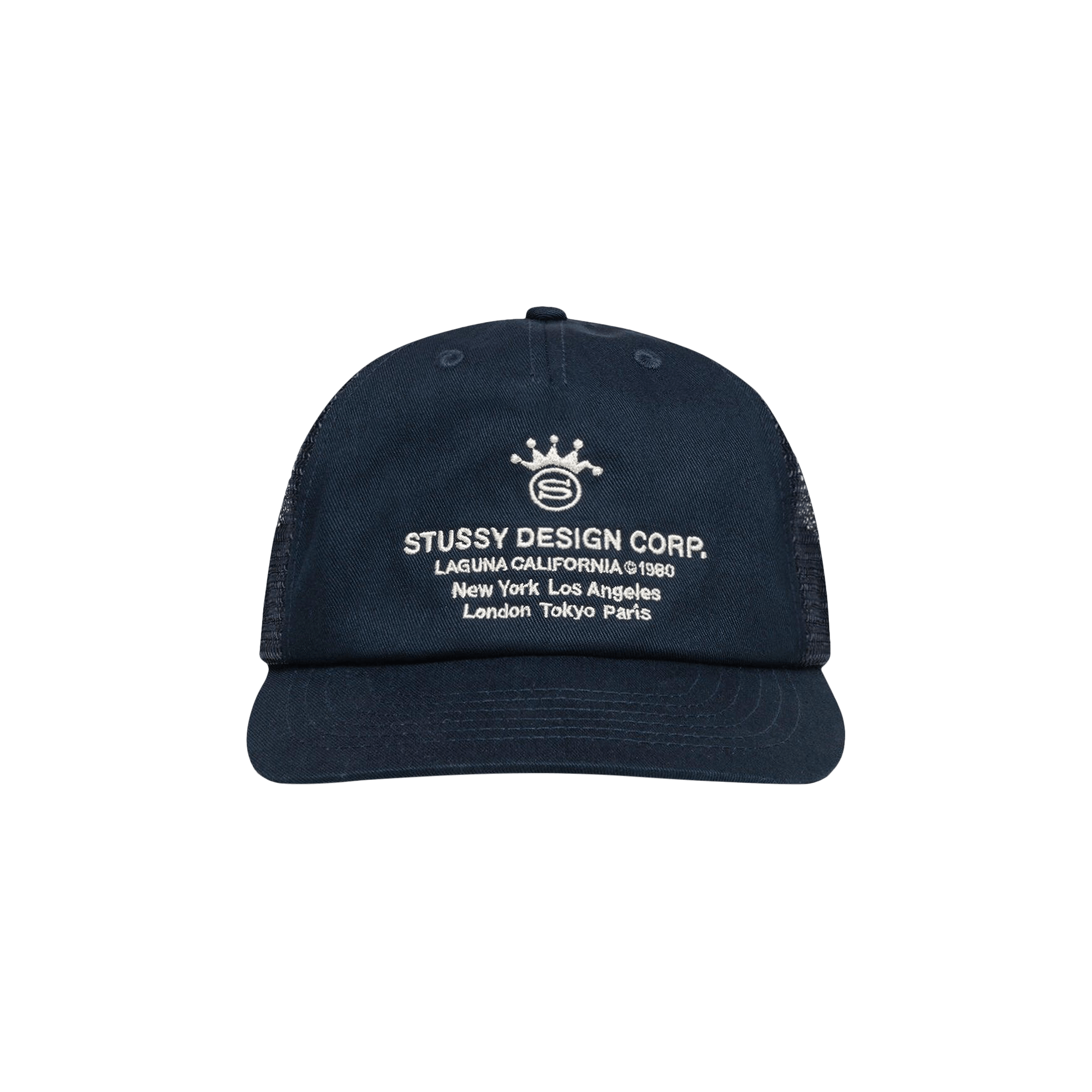 Stussy Low Profile Design Corp Trucker Snapback 'Navy'