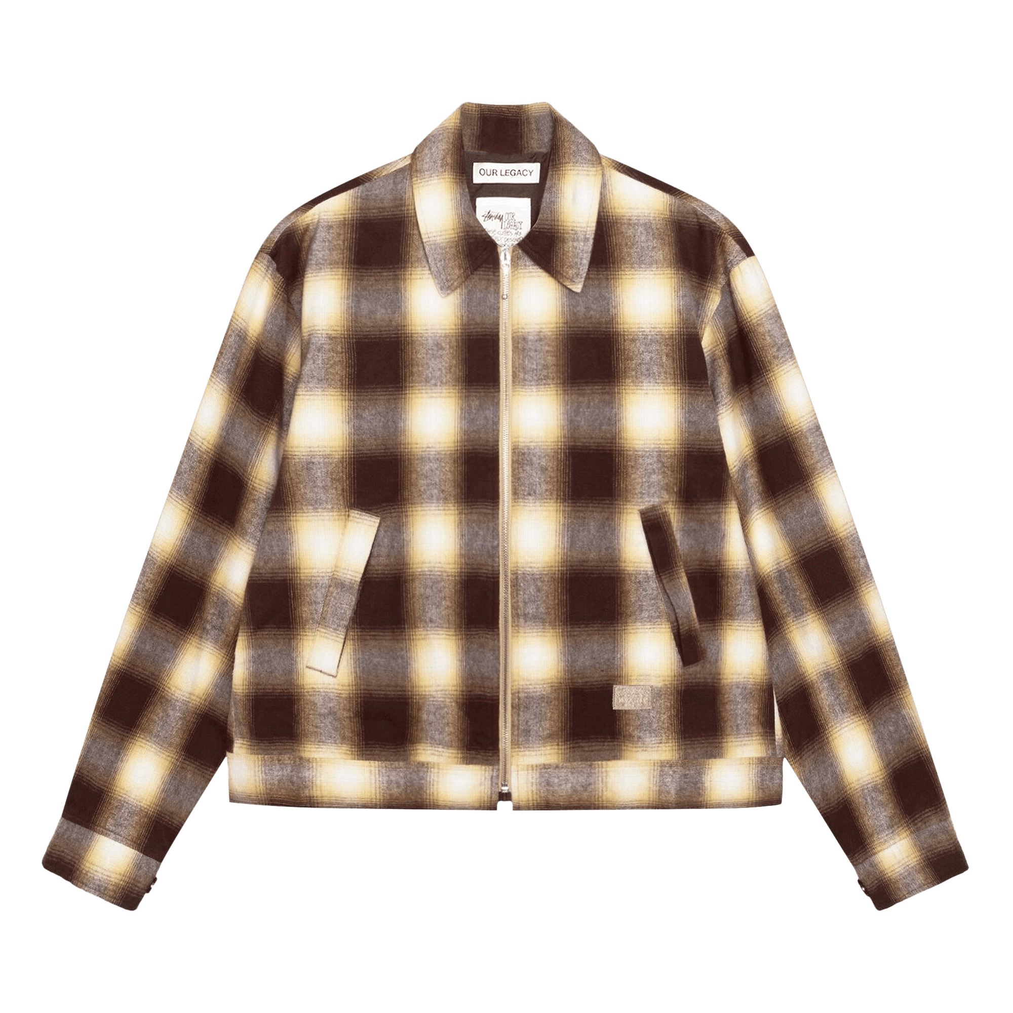 Stussy x Our Legacy Work Shop Blouson Jacket 'Nebraska Flannel Plaid'