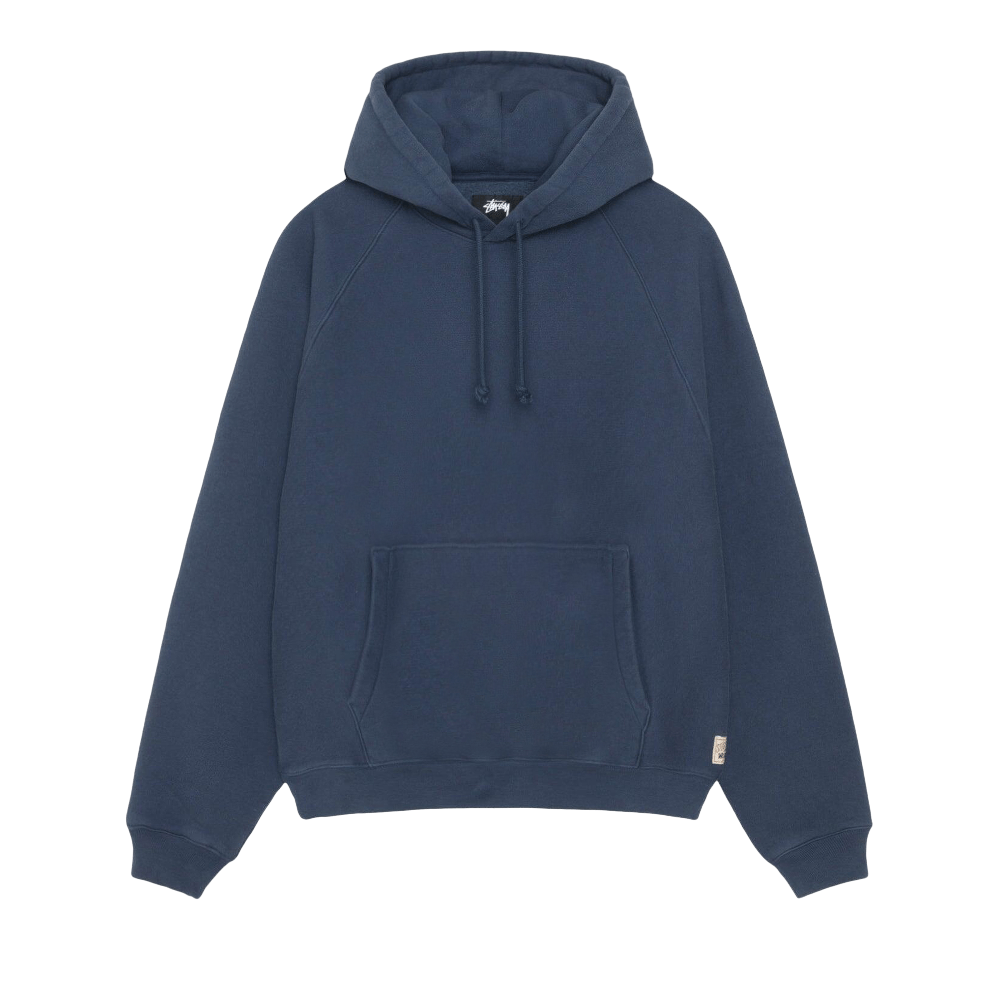 Stussy Fleece Raglan Hoodie 'Navy'