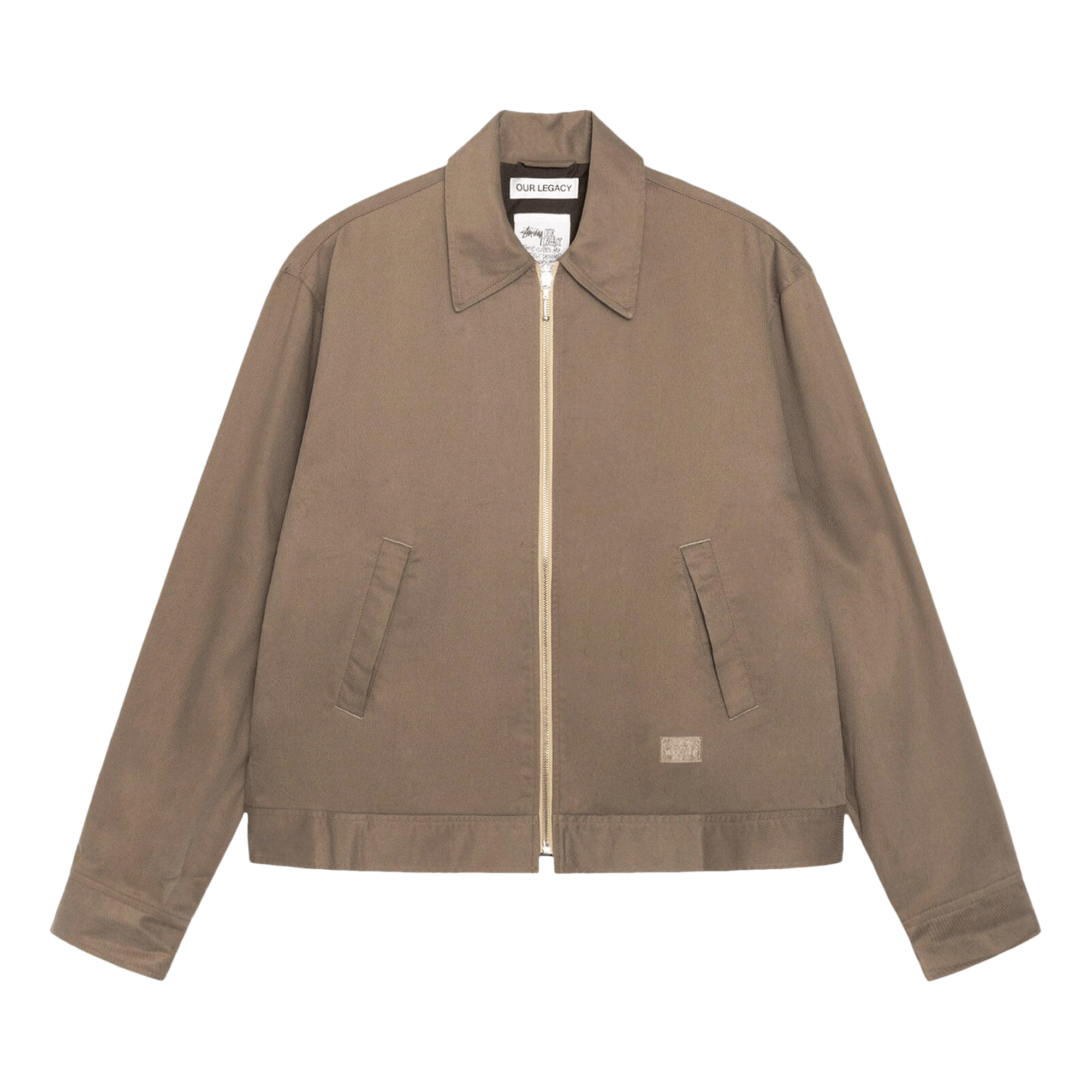 Stussy x Our Legacy Work Shop Blouson Jacket 'Olive Cavalry Twill'