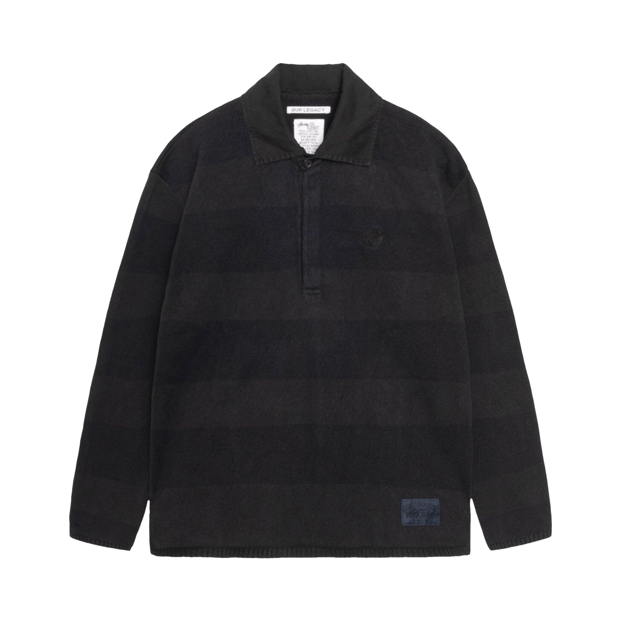 Stussy x Our Legacy Work Shop Rugby 'Mud Overdye Stripe'
