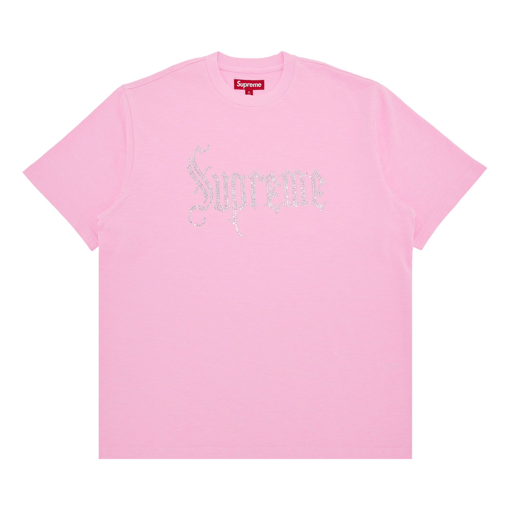 Supreme Rhinestone Short-Sleeve Top 'Pink'