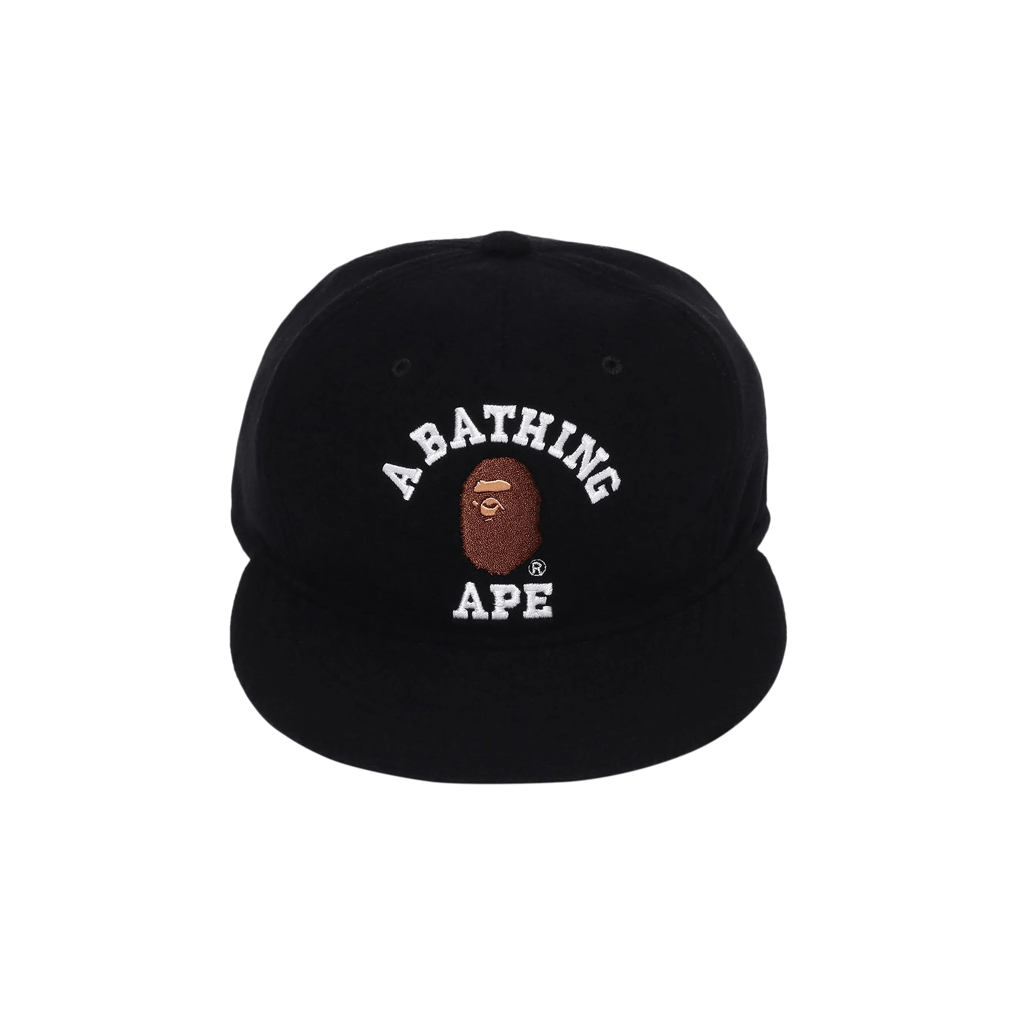 BAPE College Wool Cap 'Black'