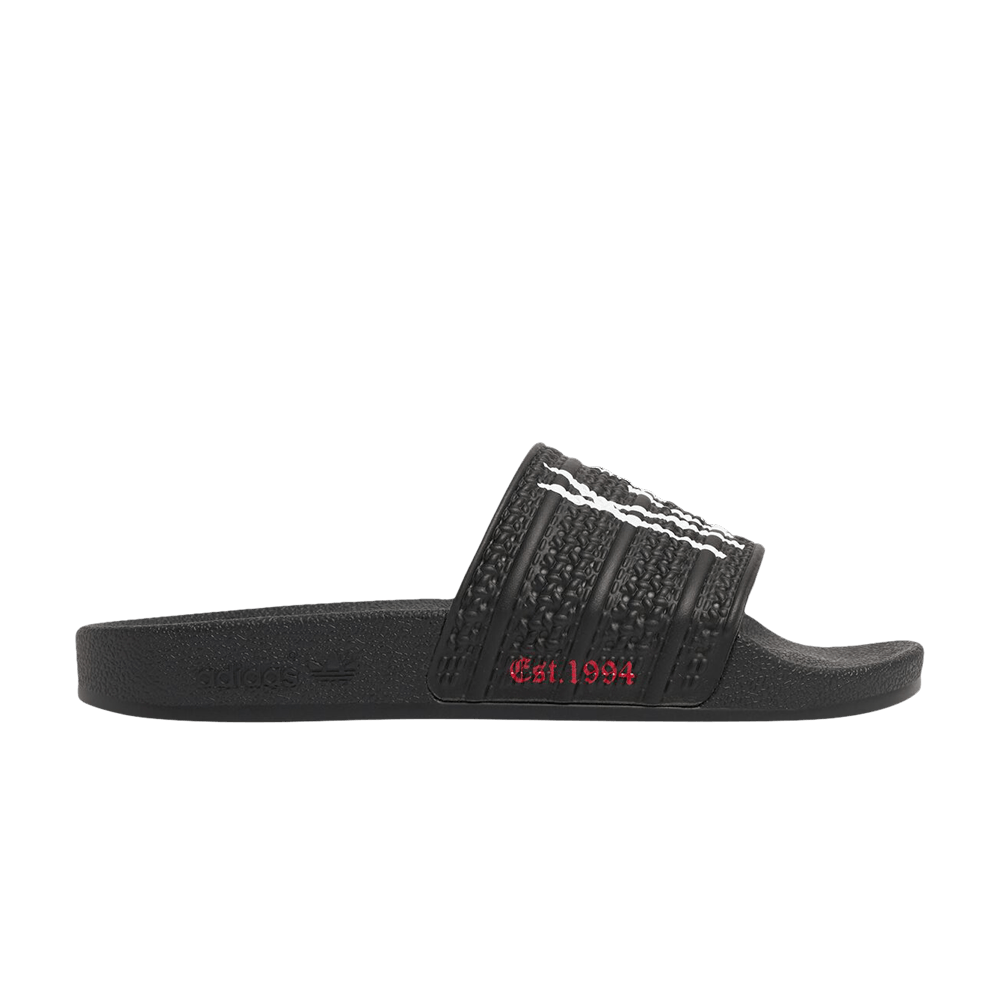 ★adidas originals x KoRn★コラボ★ADILETTE SLIDES★追跡可 Adidas x Korn Adilette Slides | Mens Size 11 | Stickers