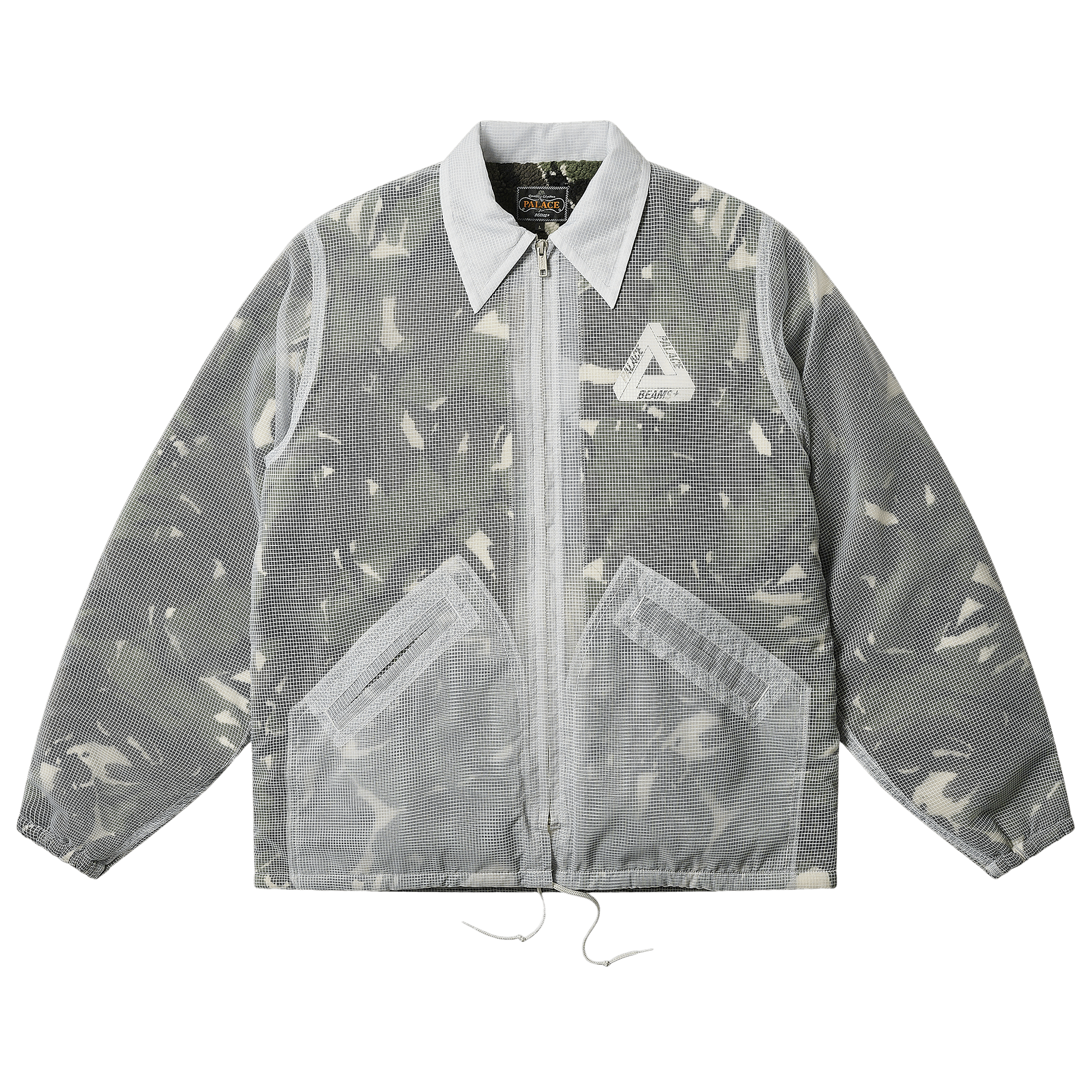 Palace x Beams Plus Fleece Lined Coach Jacket 'Camo'