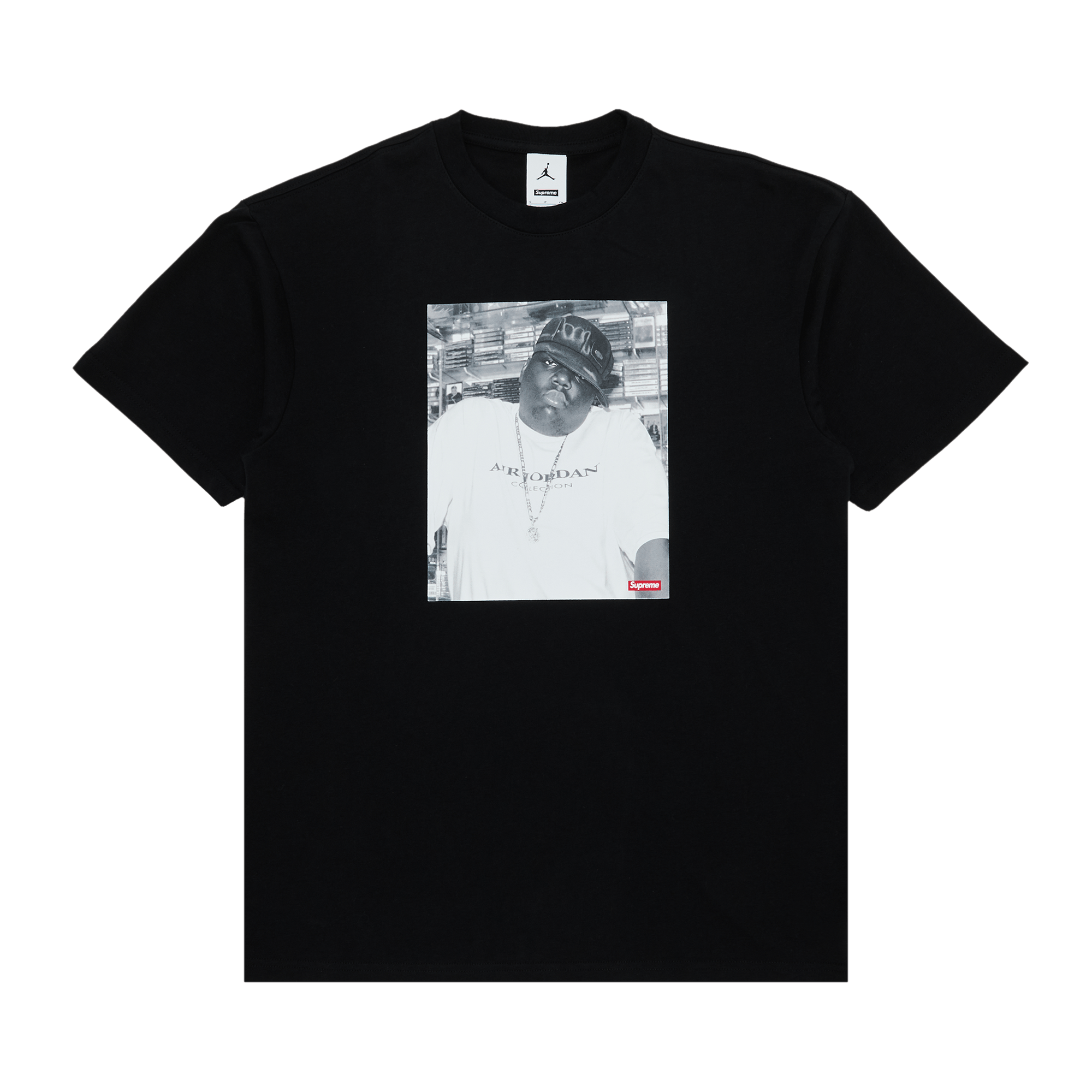 Supreme x Jordan Biggie Short-Sleeve Top 'Black'