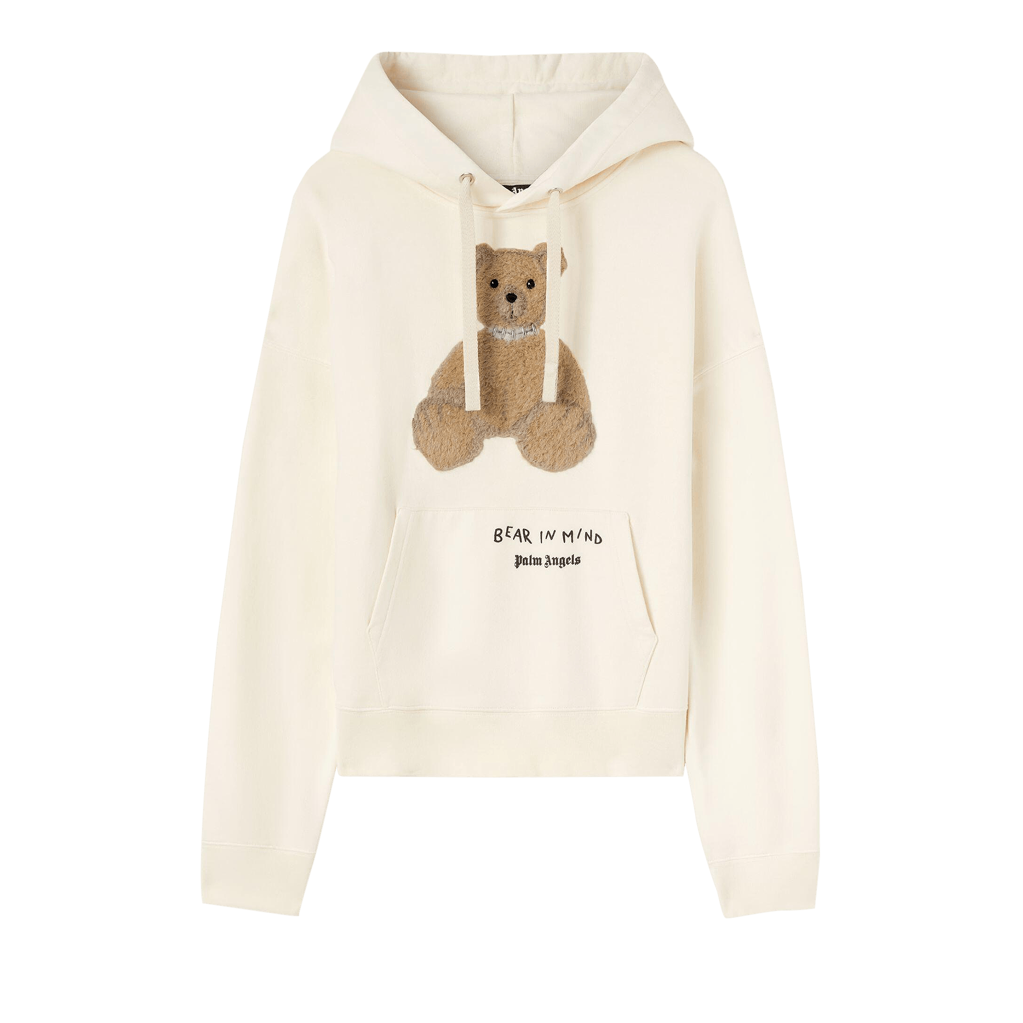 Palm Angels Bear In Mind Hoodie 'Off White/Brown'