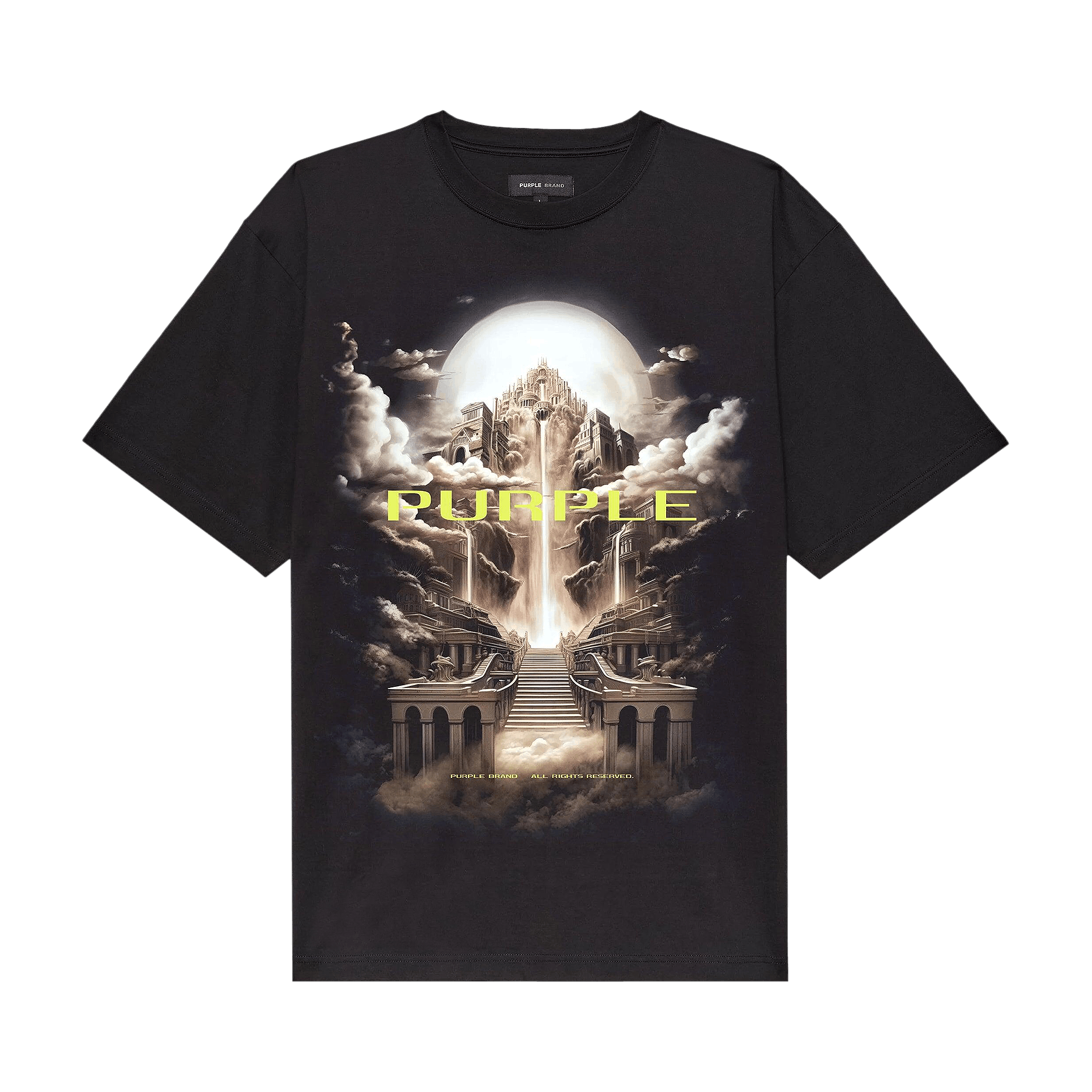 PURPLE BRAND Clean Jersey Short-Sleeve T-Shirt 'Black'