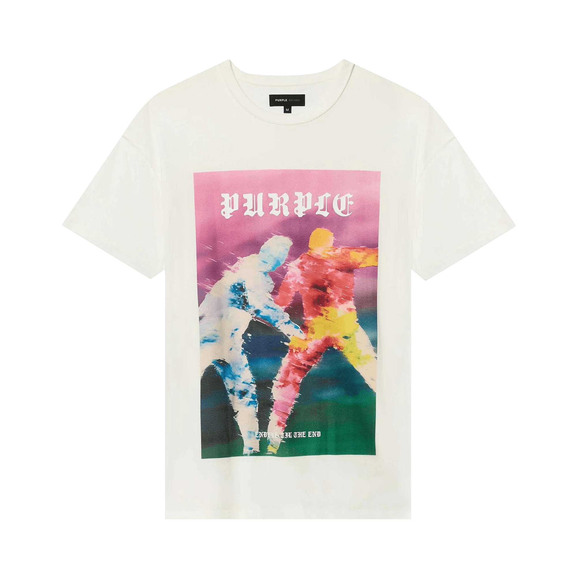 PURPLE BRAND Textured Inside Out T-Shirt 'White'
