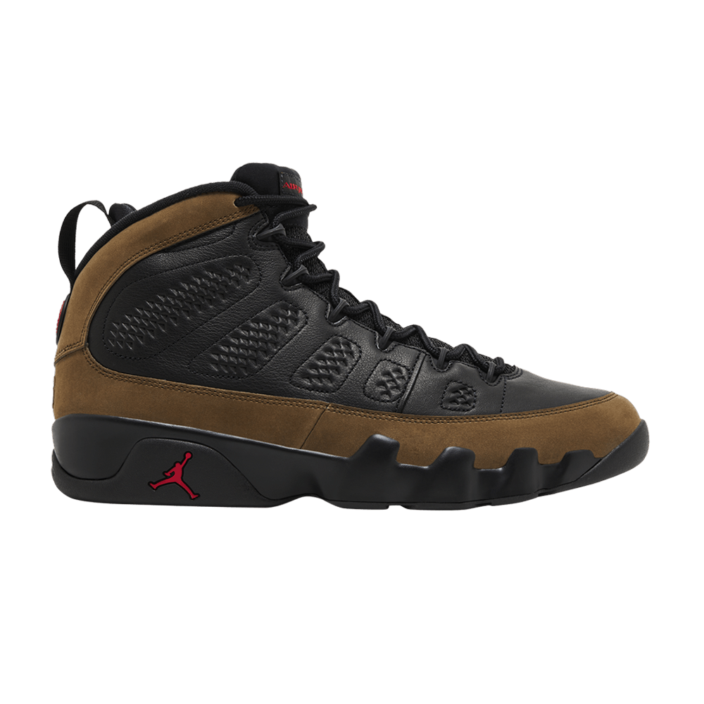 【G-Rap】Black 9 Jordan 9 Retro MCS Cleat RE2PECT White Black Men's - AA1264