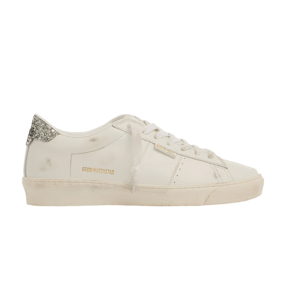 Golden Goose Wmns Match Star 'Optic White Silver'