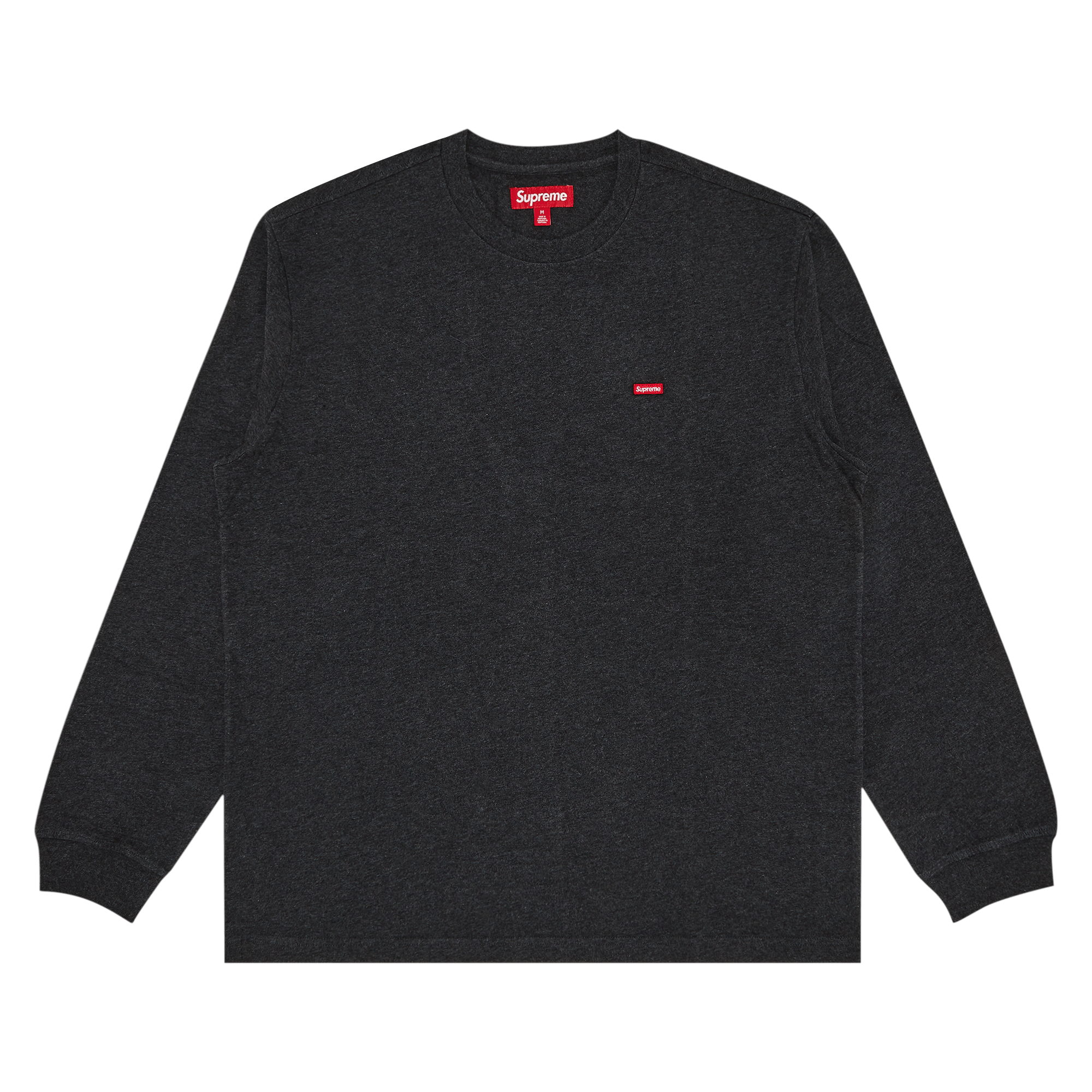 Supreme Small Box Long-Sleeve Tee 'Charcoal'