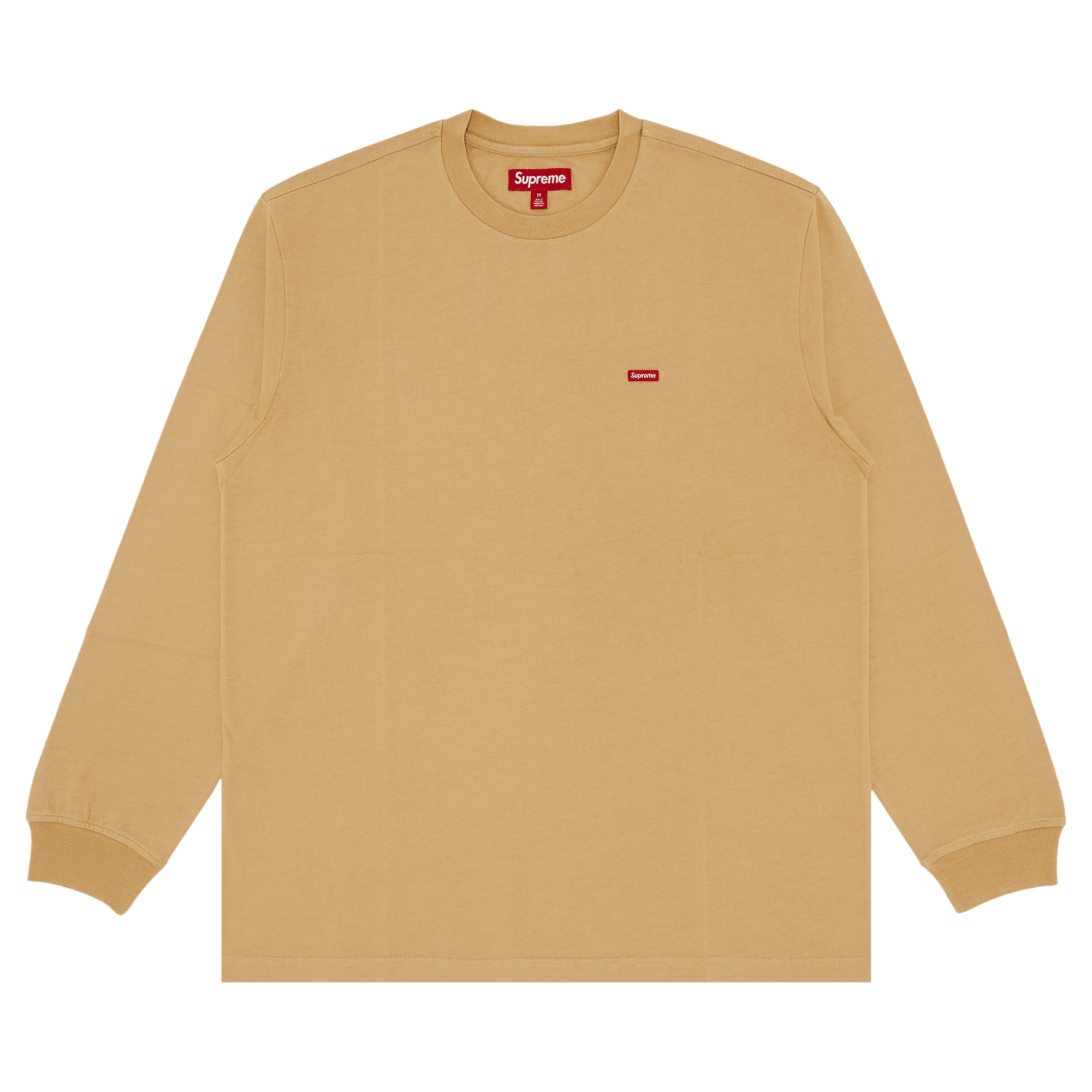 Supreme Small Box Long-Sleeve Tee 'Dark Tan'