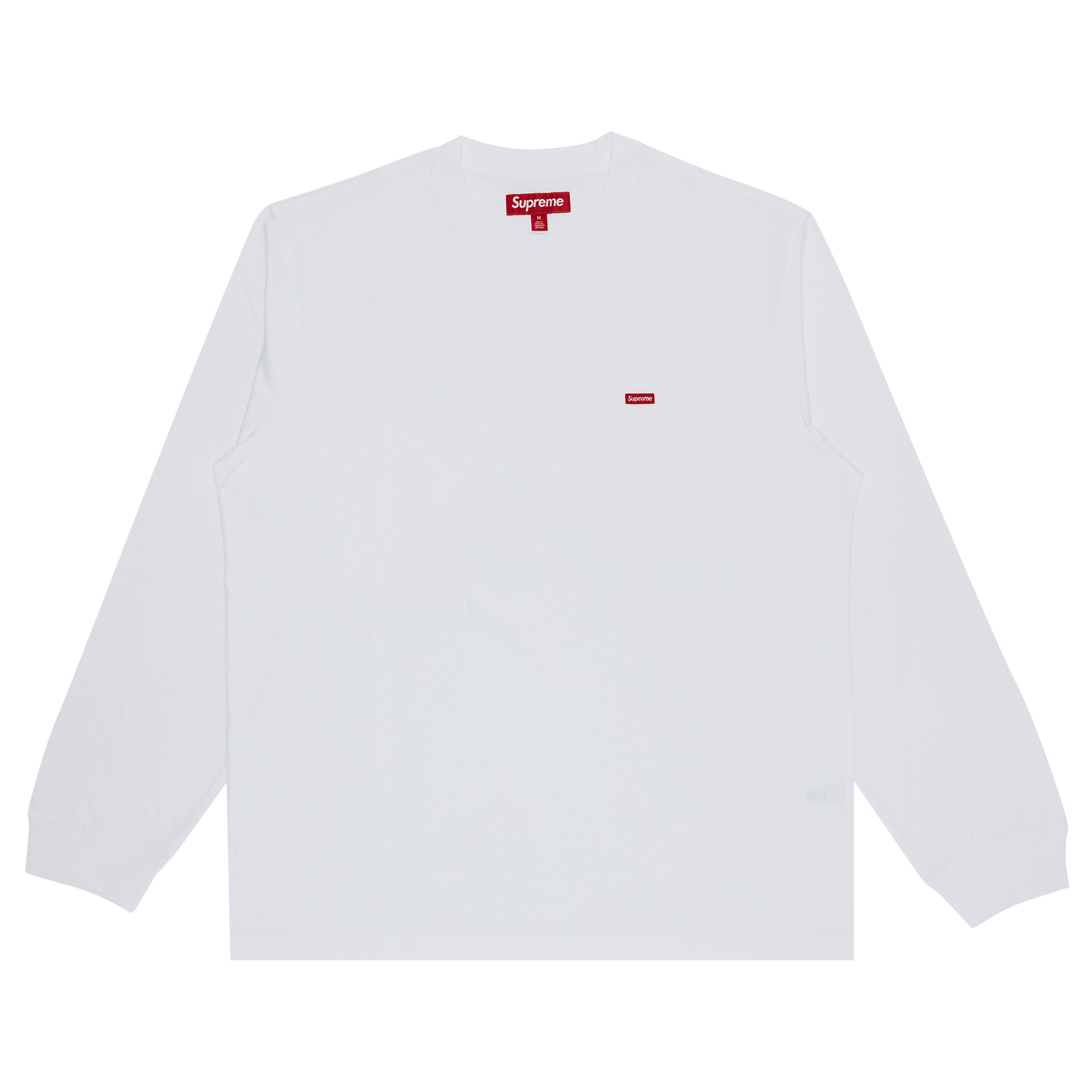 Supreme Small Box Long-Sleeve Tee 'White'